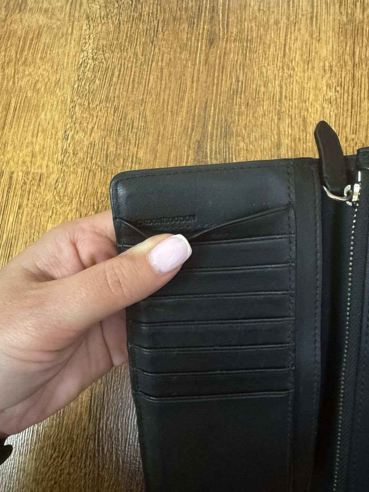 Burberry BURBERRY BIFOLD LEATHER BLACK-GRAY LARGE WALLET FULL SET Size ONE SIZE - 15 Thumbnail