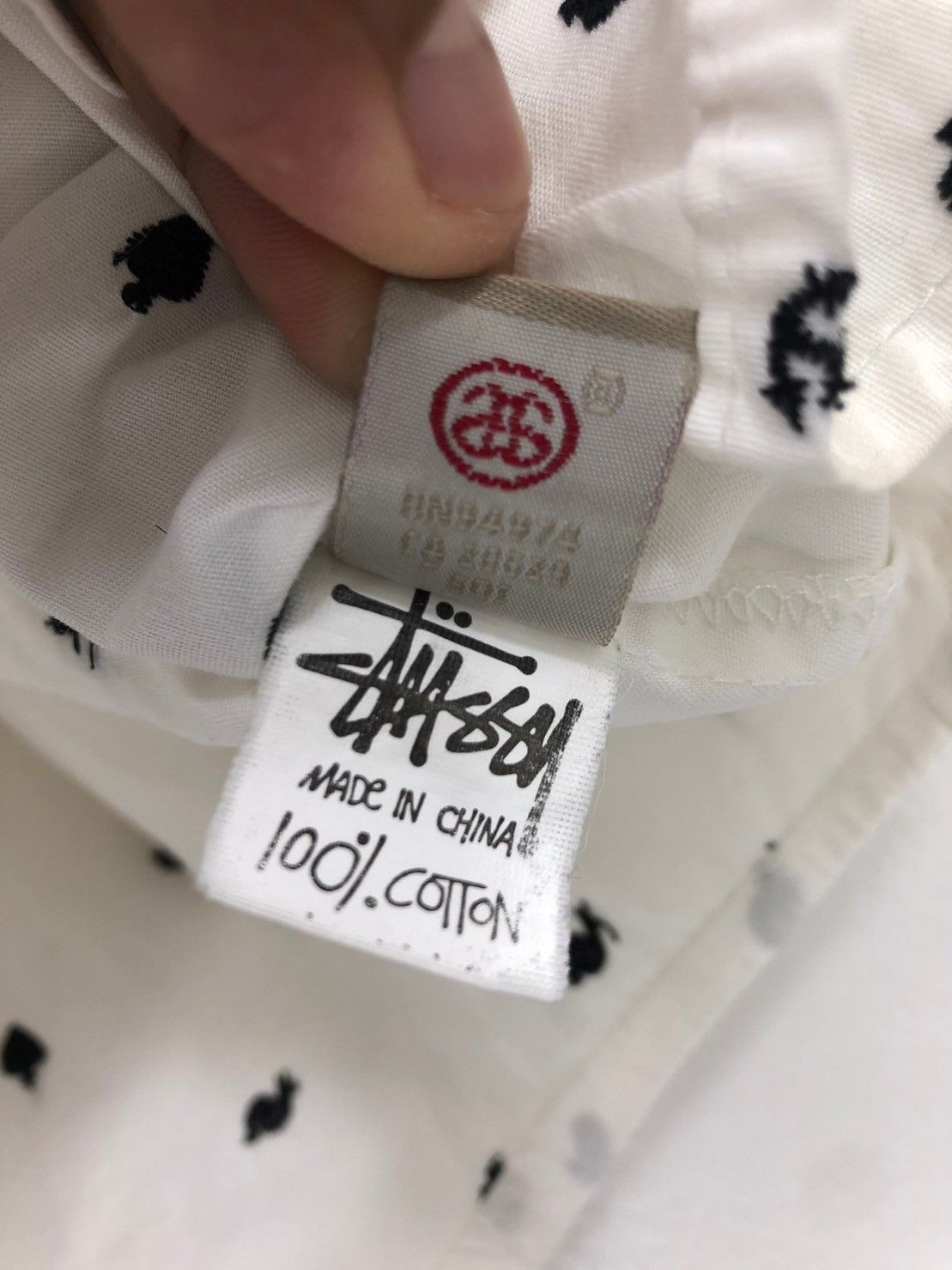 Stussy × Vintage Vintage Stussy shirt Button ups Embroidered BN Size US L / EU 52-54 / 3 - 8 Thumbnail