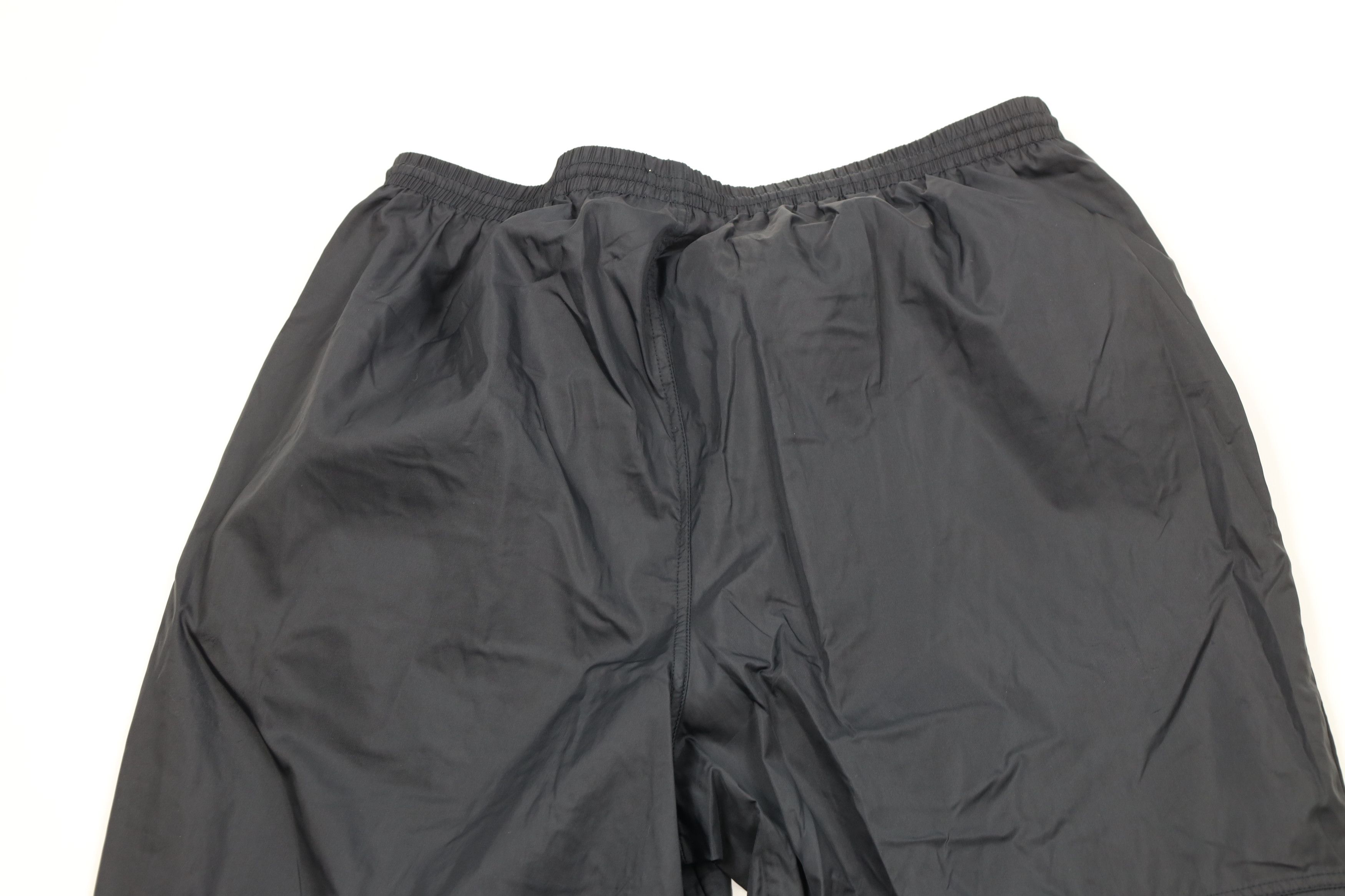 Nike × Vintage Vintage 90s Nike Mini Swoosh Windbreaker Joggers Pants Black Size US 38 / EU 54 - 10 Thumbnail