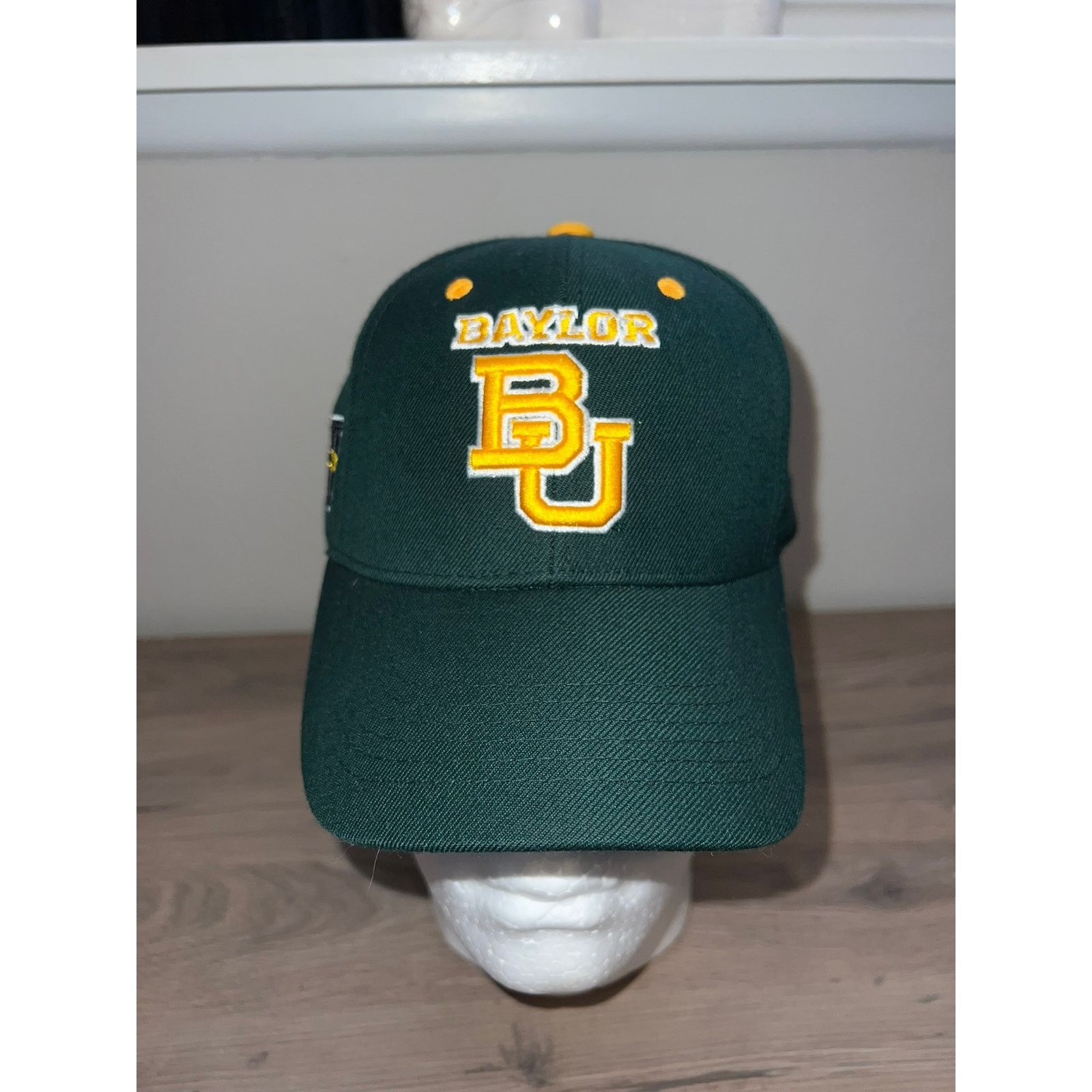 Top Of The World Baylor Bears Hat College Unviersity Big 12 Green Cap NCAA OS Size ONE SIZE - 1 Thumbnail