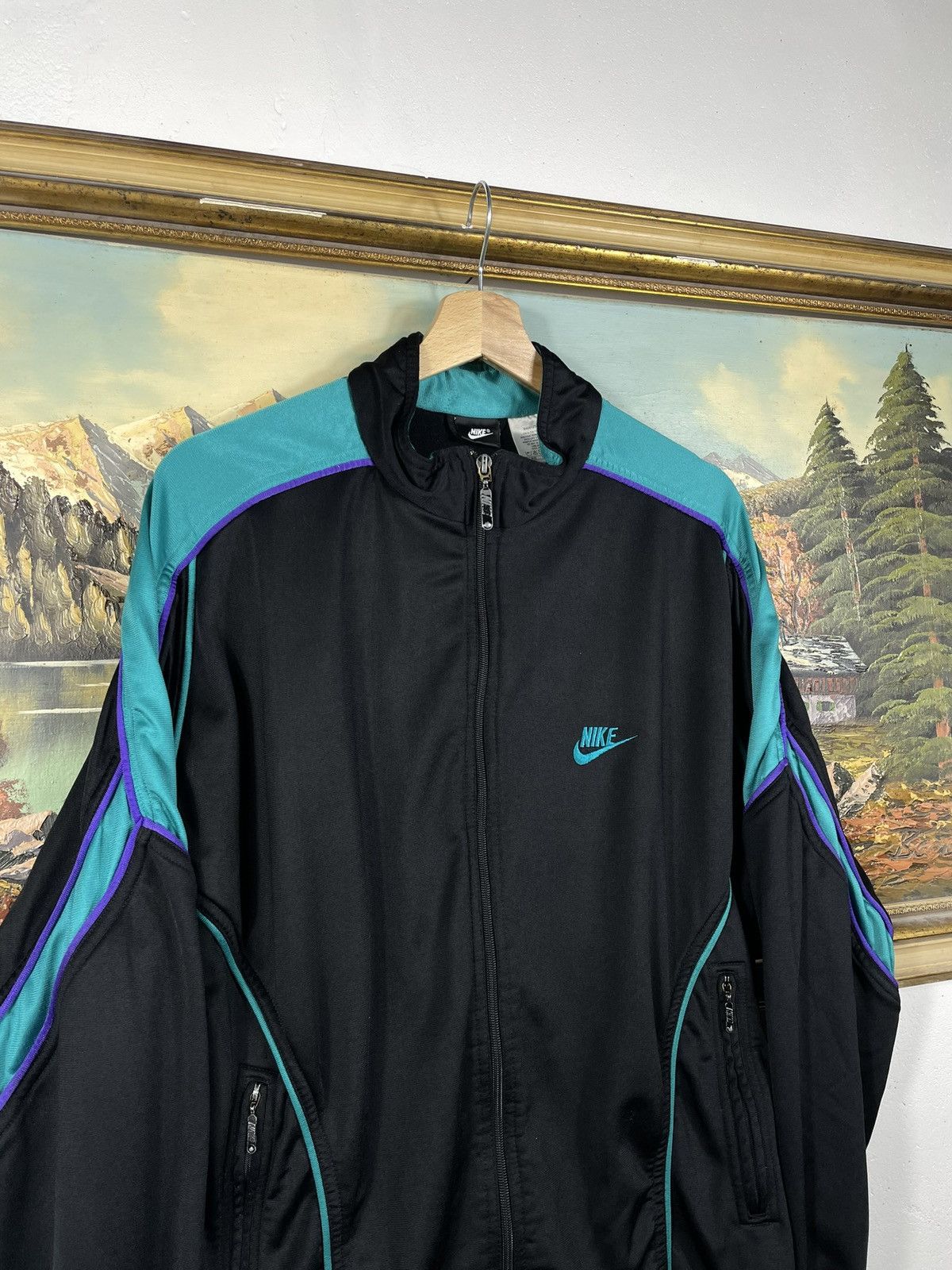 Nike × Vintage Nike 90s y2k hoodie crewneck oversize boxy skate hiphop Size US M / EU 48-50 / 2 - 5 Thumbnail