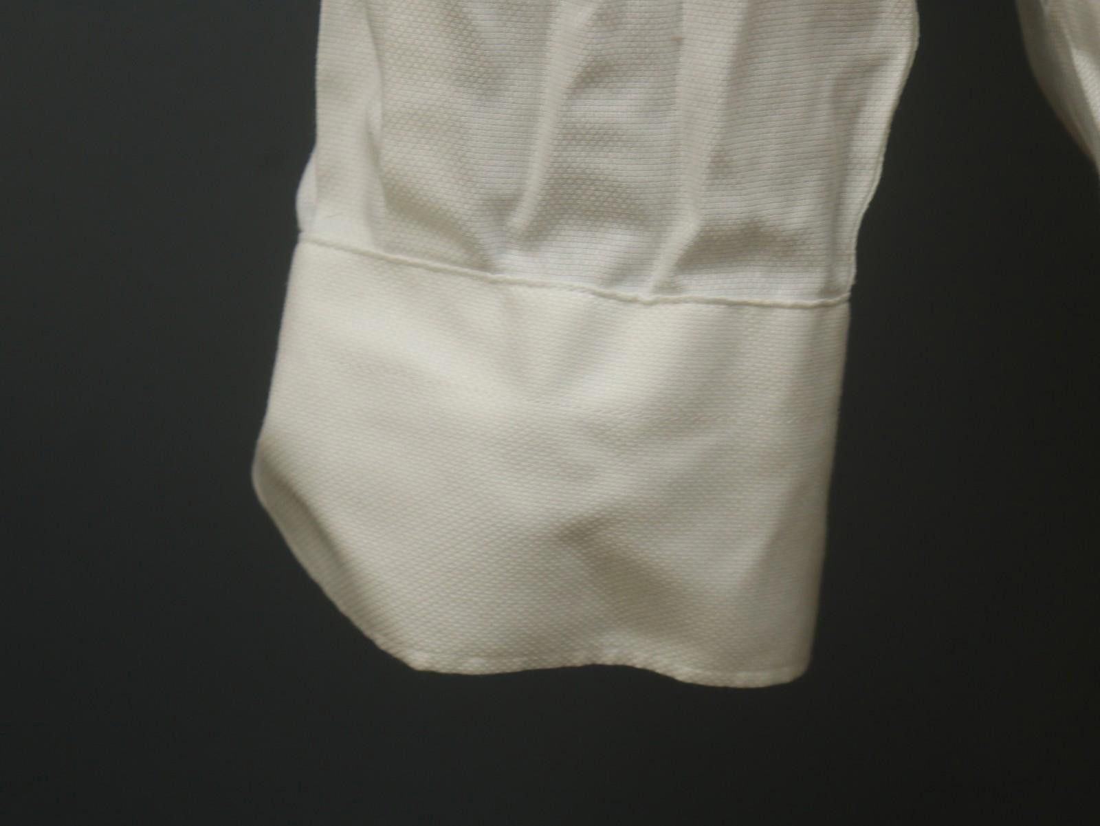 Suitsupply Suitsupply White Cotton Collared Slim Dress Shirt Size 40 Size 38R - 4 Thumbnail