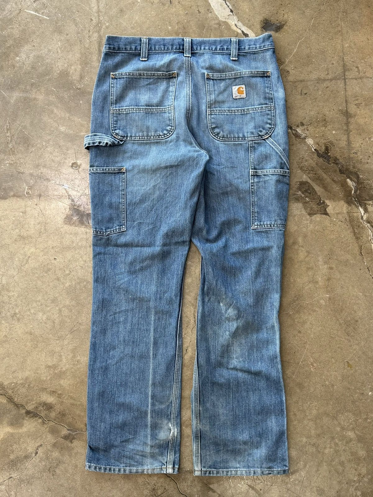 Carhartt Vintage Carhartt Carpenter Jean Sz. 33x32 Size US 33 - 2 Thumbnail