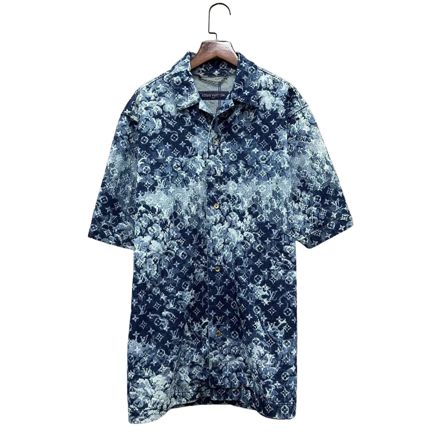 Louis Vuitton Louis Vuitton Monogram Print Denim Shirt Size S Size US S / EU 44-46 / 1 - 1 Thumbnail
