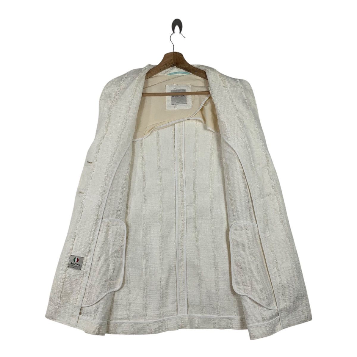 Vintage Vintage NATIONALITY Italian Designer Blazer Coat Jacket Size S / US 4 / IT 40 - 3 Thumbnail
