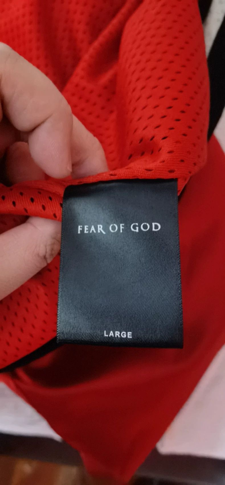 Fear of God Fear of God Red silk half-zip jacket Size US M / EU 48-50 / 2 - 5 Thumbnail
