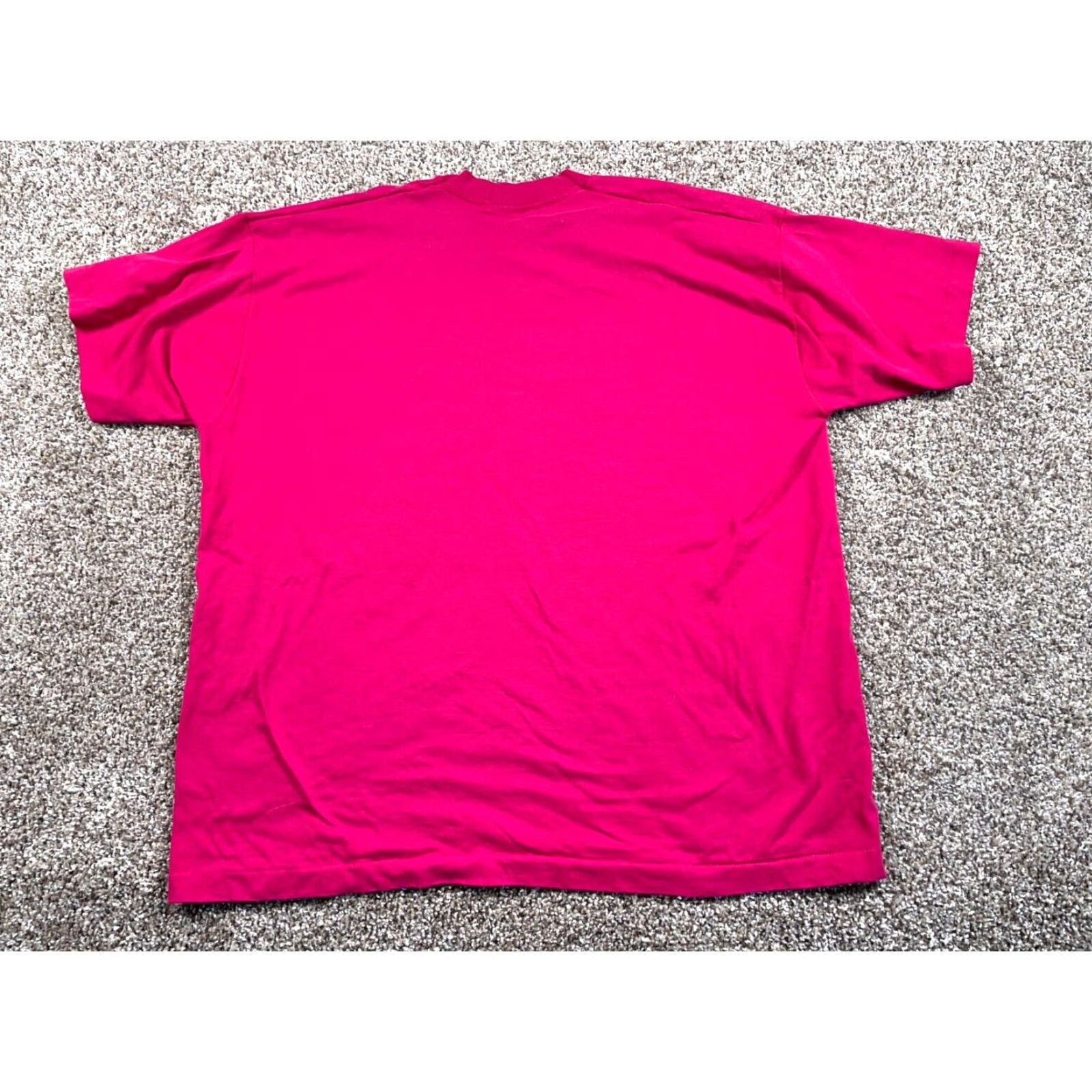 Fruit Of The Loom VINTAGE 1995 Michigan Bierlein Family T-Shirt Adult 2XL Dark Pink Graphic Print Single Stitch Fruit of the Loom 90s Mens Size US XXL / EU 58 / 5 - 3 Thumbnail
