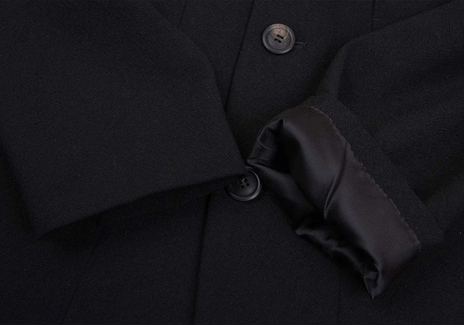 Issey Miyake Wool Pocket Design 3B Jacket in Black Size 3 Size US L / EU 52-54 / 3 - 6 Thumbnail