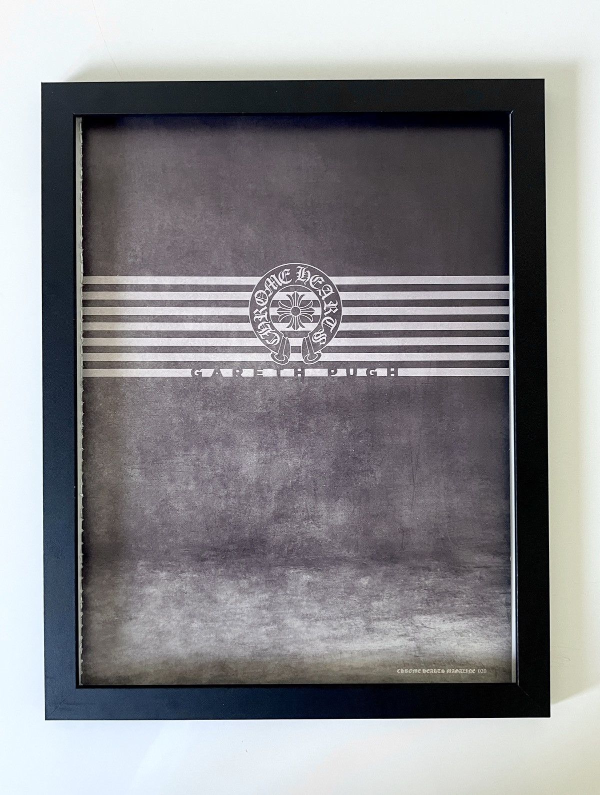 Chrome Hearts Chrome Hearts stripped photo Framed poster 9x11 Size ONE SIZE - 1 Thumbnail