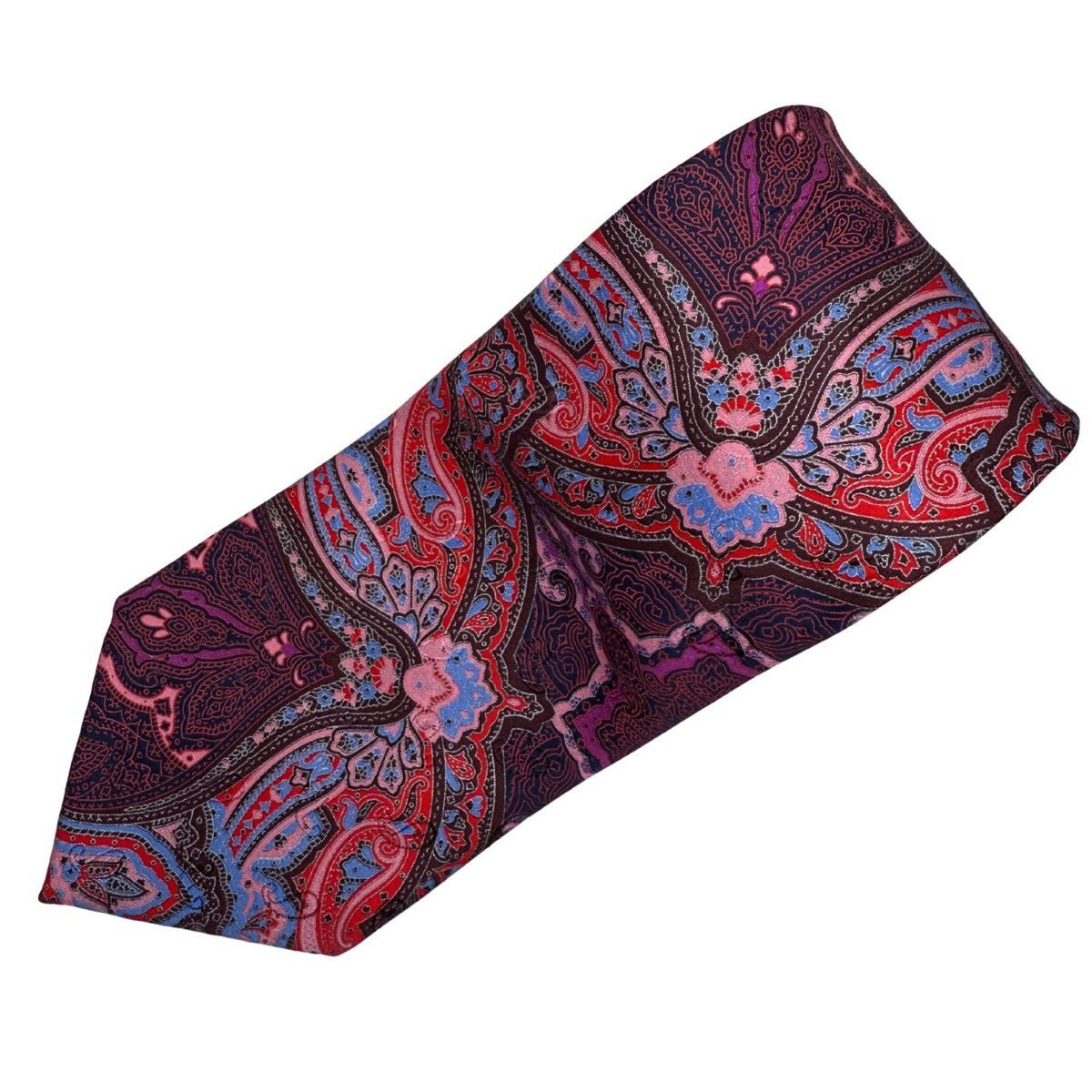 Ermenegildo Zegna Ermenegildo Zegna Silk Tie,Burgundy, Made in Italy, Like New Size ONE SIZE - 2 Thumbnail