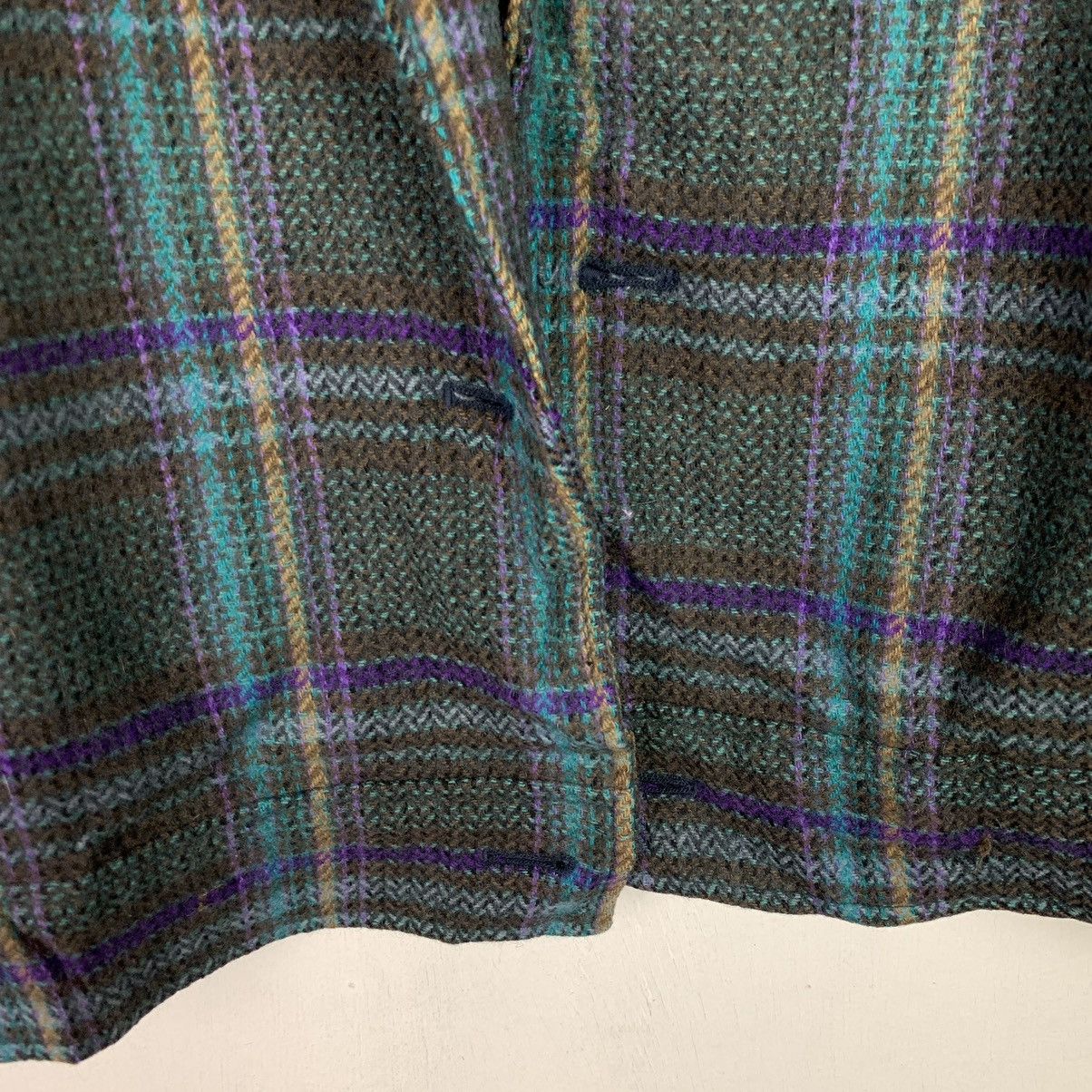 Japanese Brand × Vintage Vintage Allen Bien Plaid Jacket Size US L / EU 52-54 / 3 - 7 Thumbnail