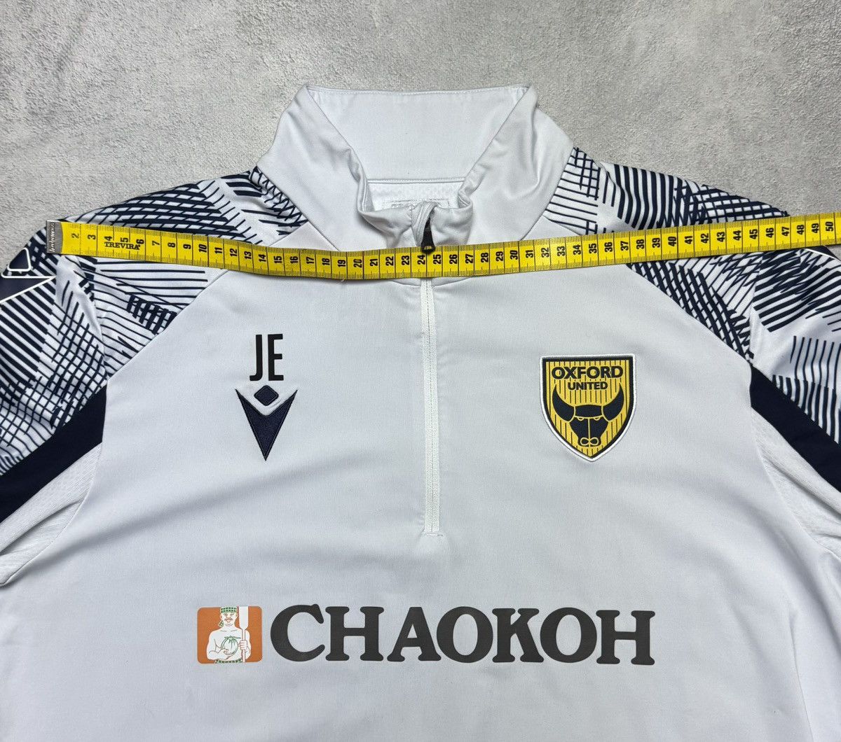 Macron Oxford United 2022 2023 Football Soccer 1/4 Zip Top Macron Size US XL / EU 56 / 4 - 16 Thumbnail