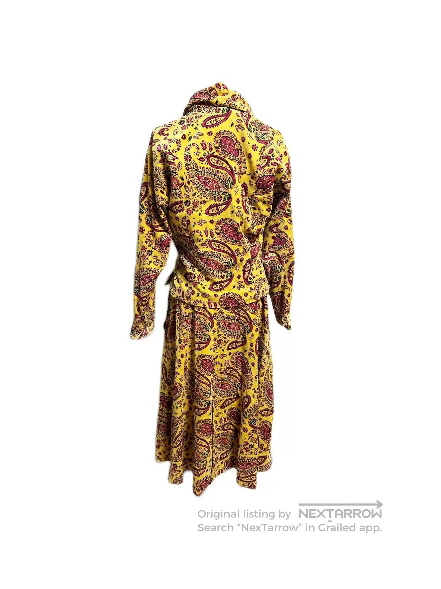 Kenzo Kenzo Vintage Velvet Paisley Suit. Size M / US 6-8 / IT 42-44 - 3 Thumbnail
