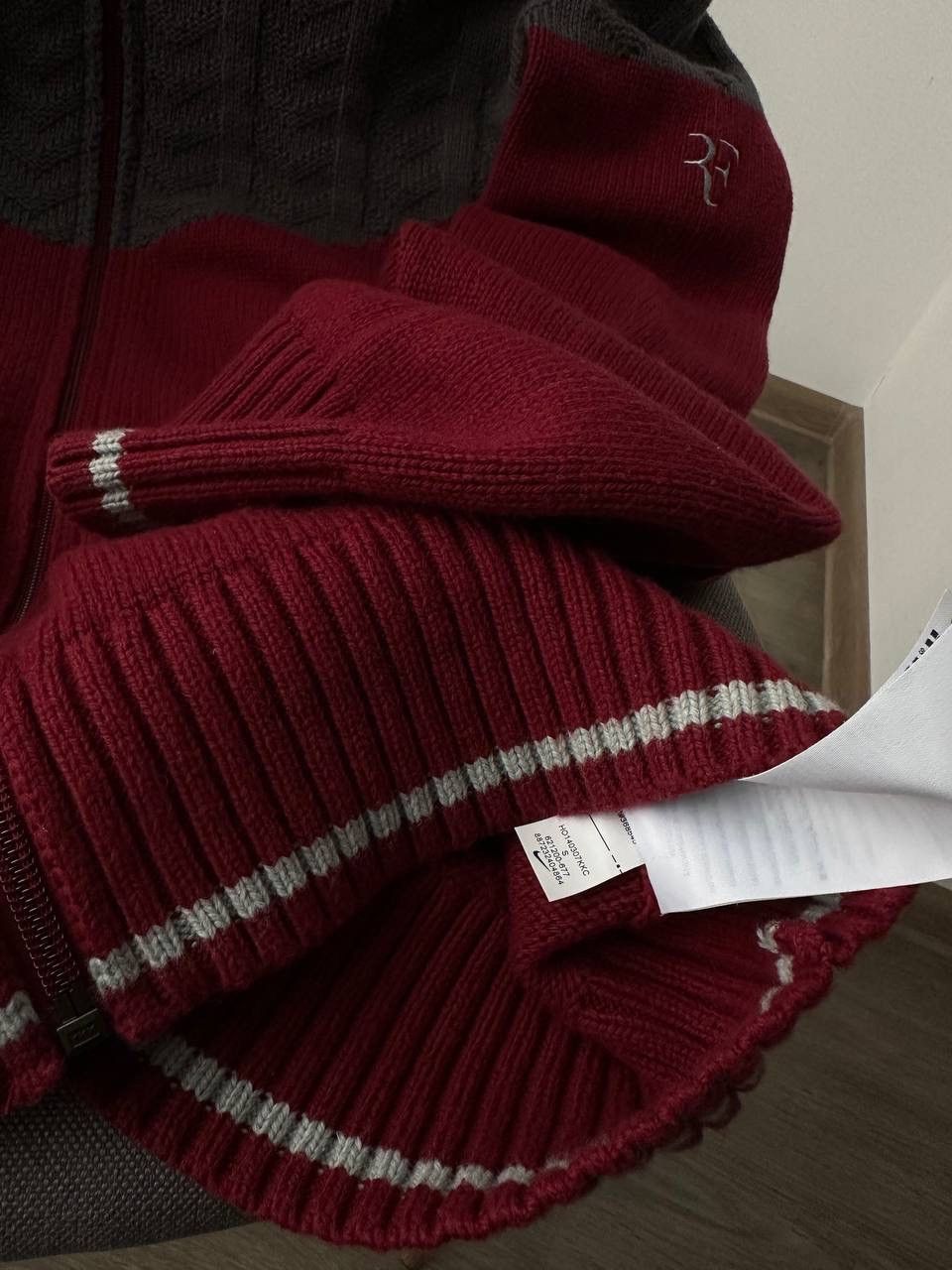 Nike × Vintage Vintage Nike Premier Roger Federer Team Red Sweater Size US S / EU 44-46 / 1 - 16 Thumbnail