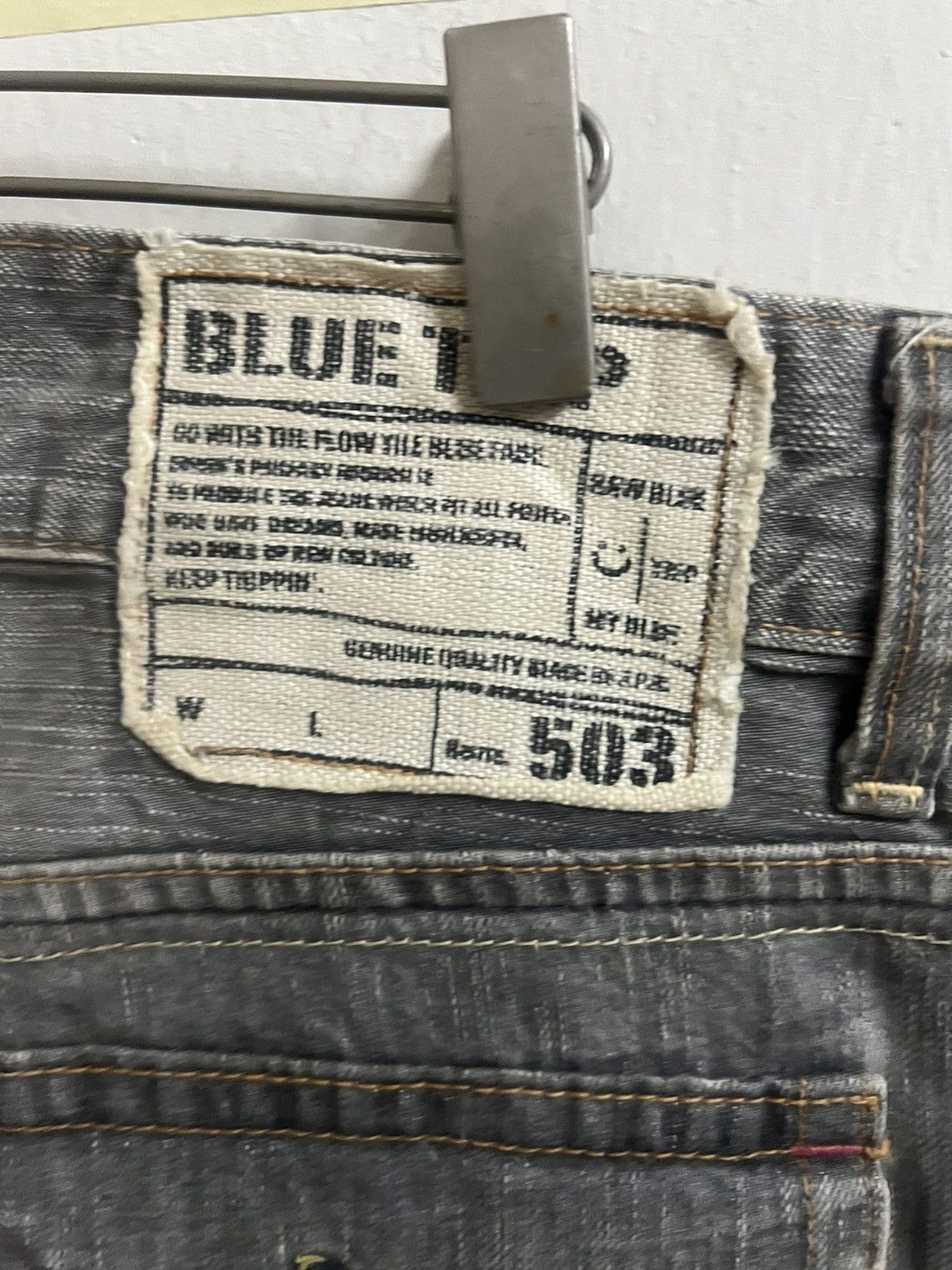 Japanese Brand RARE‼️FLARED🔥VINTAGE EDWIN 503 DISTRESSED DENIM PANT Size US 36 / EU 52 - 11 Thumbnail