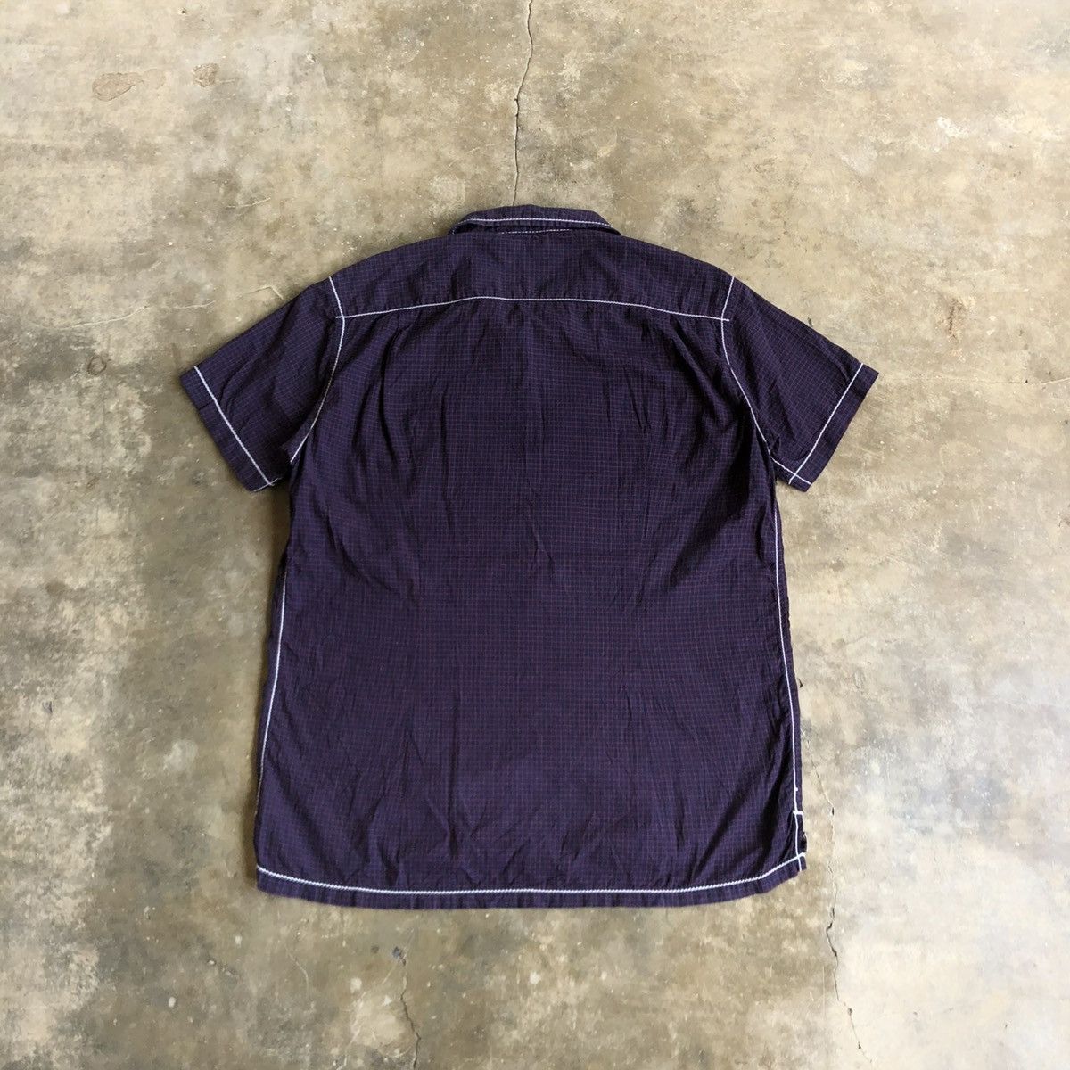 Maison MIHARA YASUHIRO 🇯🇵 Miharayasuhiro Japan Contrast Stitch Plaid Shirt Size US M / EU 48-50 / 2 - 10 Thumbnail