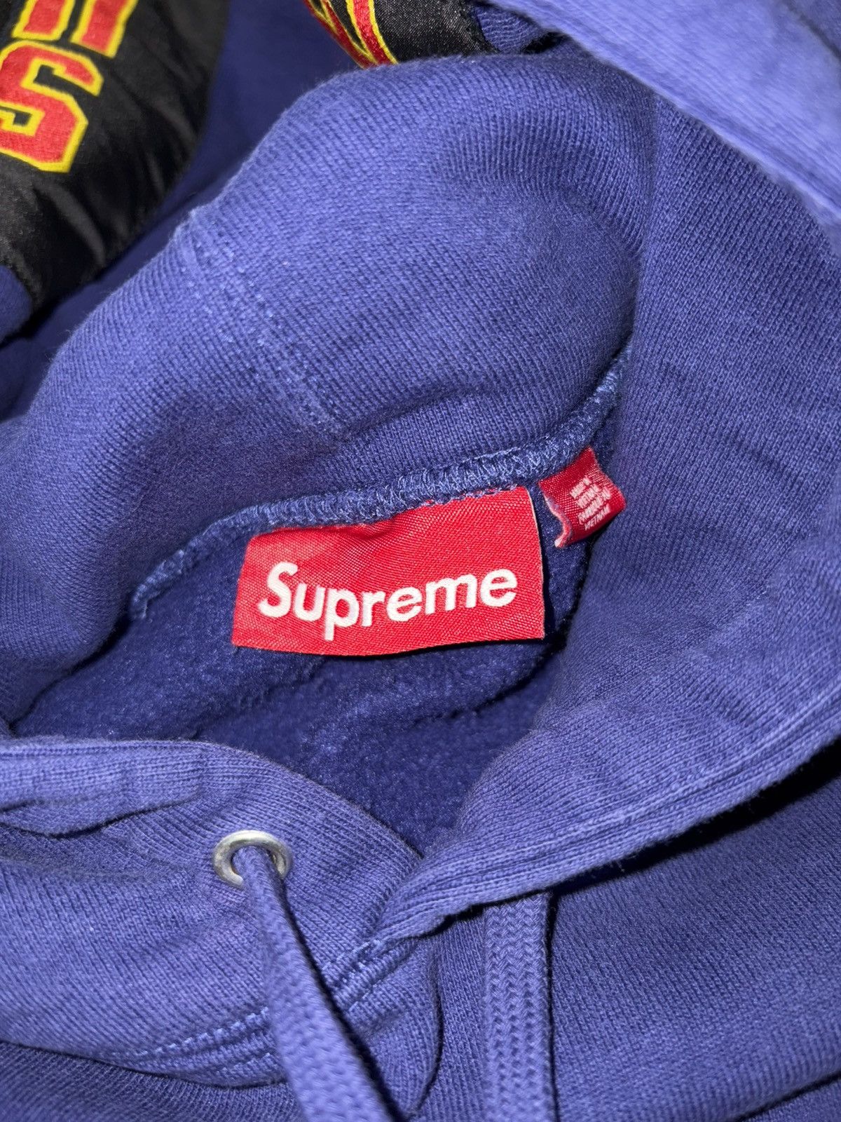 Supreme Supreme Woven Patches Hoodie Hooded Sweatshirt Dark Royal Size US M / EU 48-50 / 2 - 5 Thumbnail