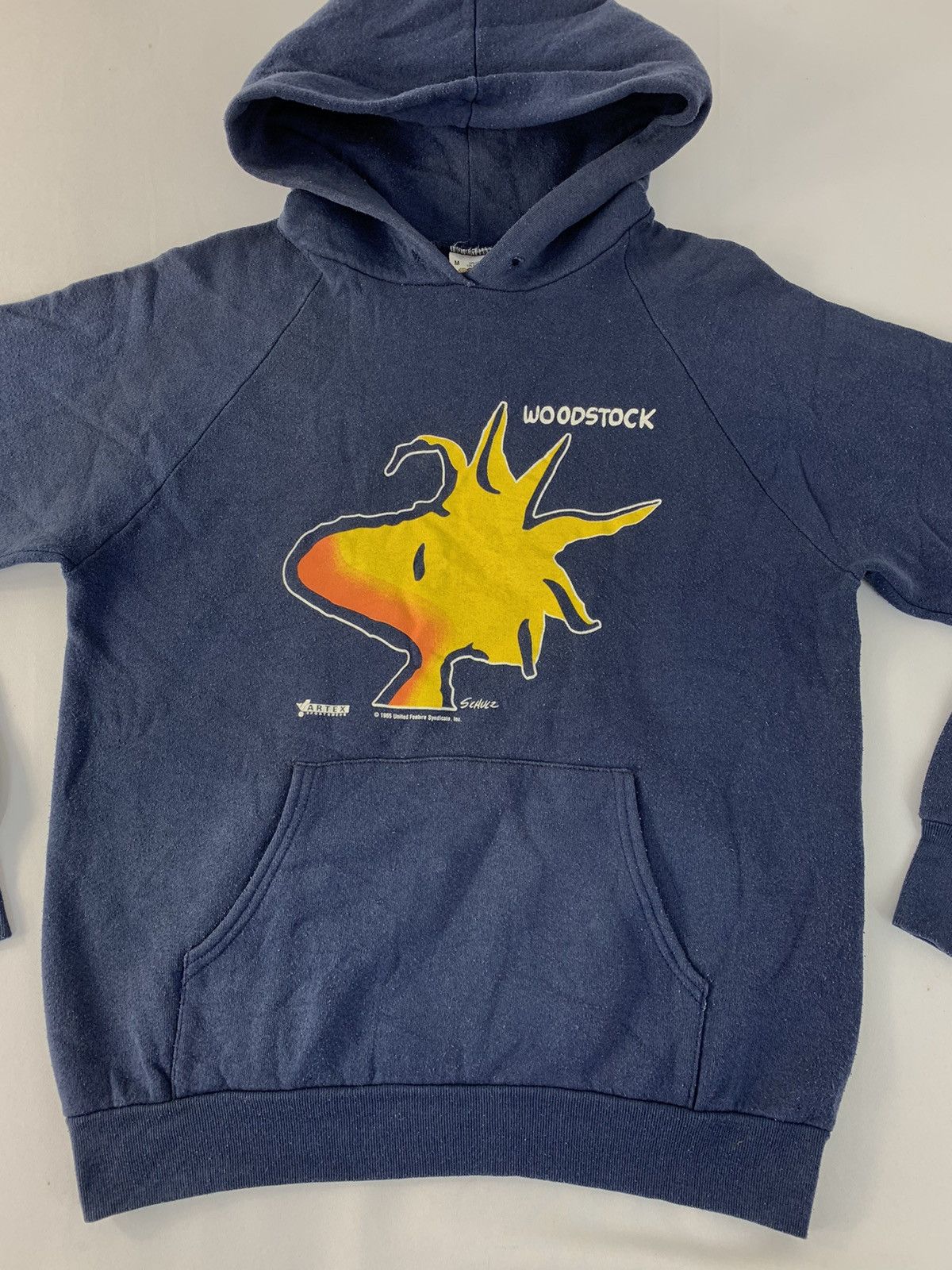 Fruit Of The Loom USA 90s Snoopy Peanuts Woodstock Pull Over Hoodies Size US M / EU 48-50 / 2 - 2 Thumbnail