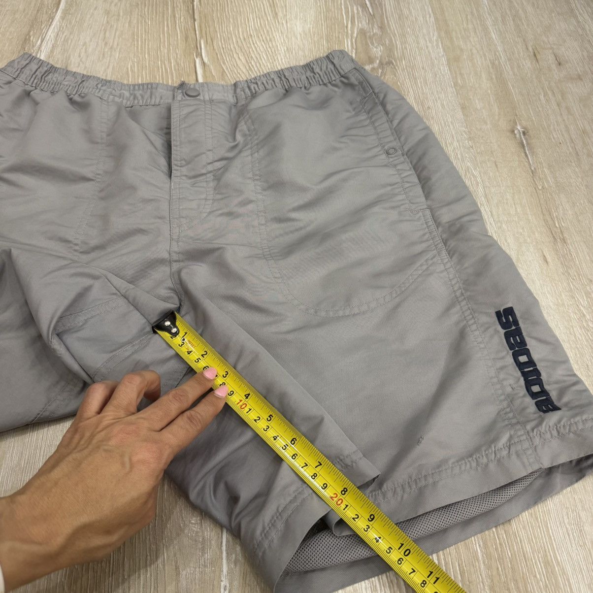 Adidas Adidas Vintage Shorts Men's Size XL Grey Elastic Waist 90s Size US 40 / EU 56 - 5 Thumbnail