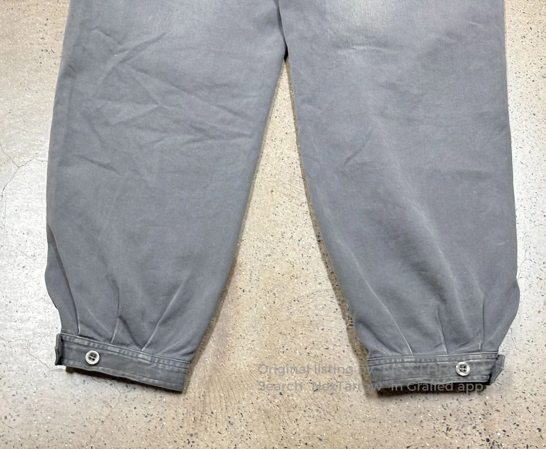 Visvim visvim grey carroll pants with elastic cuffs. Size US 30 / EU 46 - 8 Thumbnail