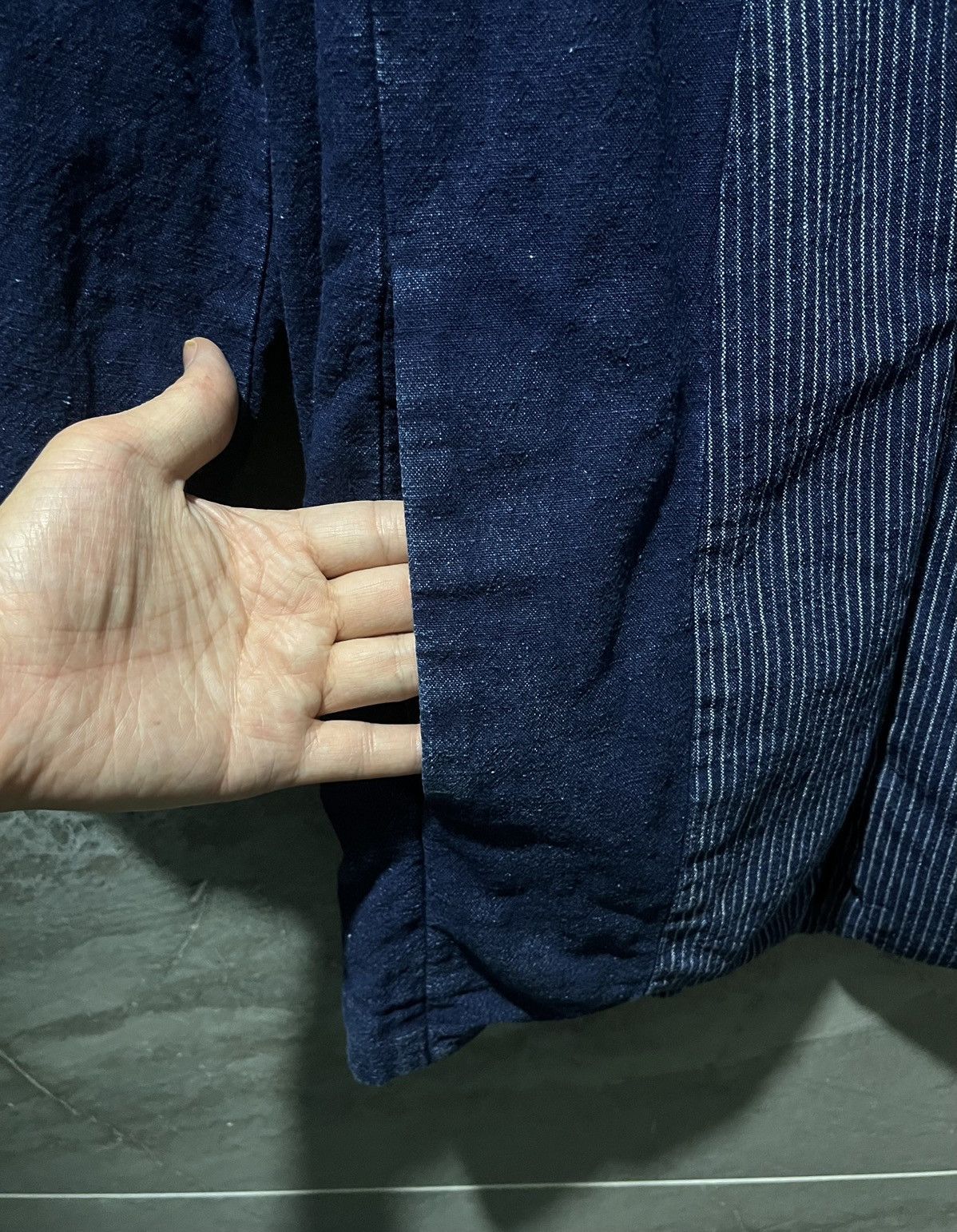 Cosmic Wonder Cosmic Wonder Bingo-kasuri Indigo Patchwork Sashiko Jacket Size US M / EU 48-50 / 2 - 9 Thumbnail