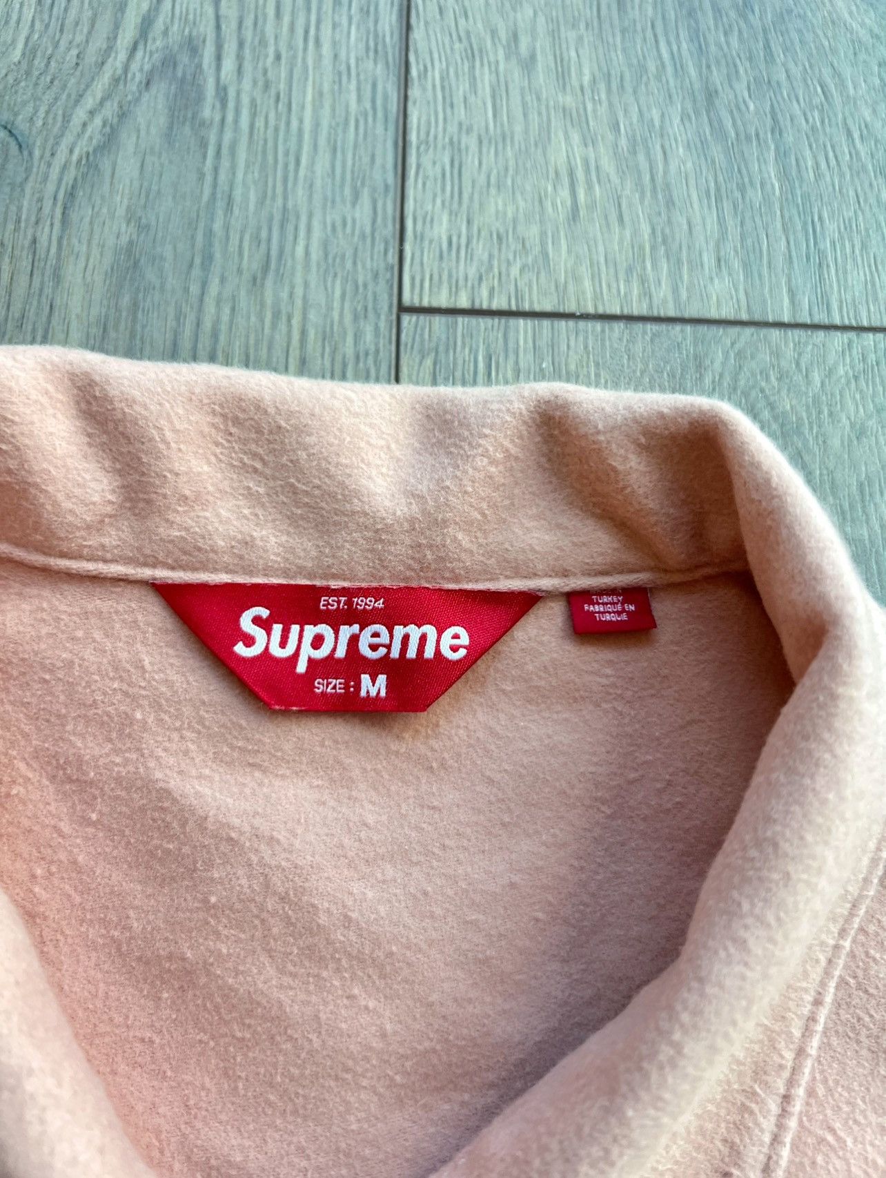 Supreme Moleskin Work Jacket Dusty Pink Medium
