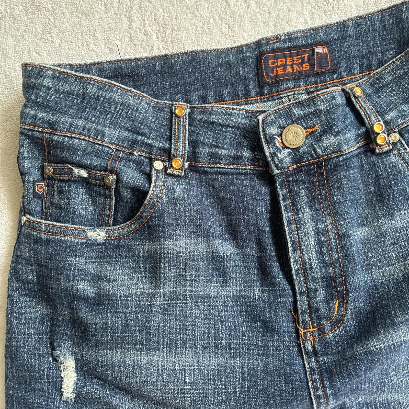 Other y2k vintage denim studded mini skirt Size 30" / US 8 / IT 44 - 2 Thumbnail