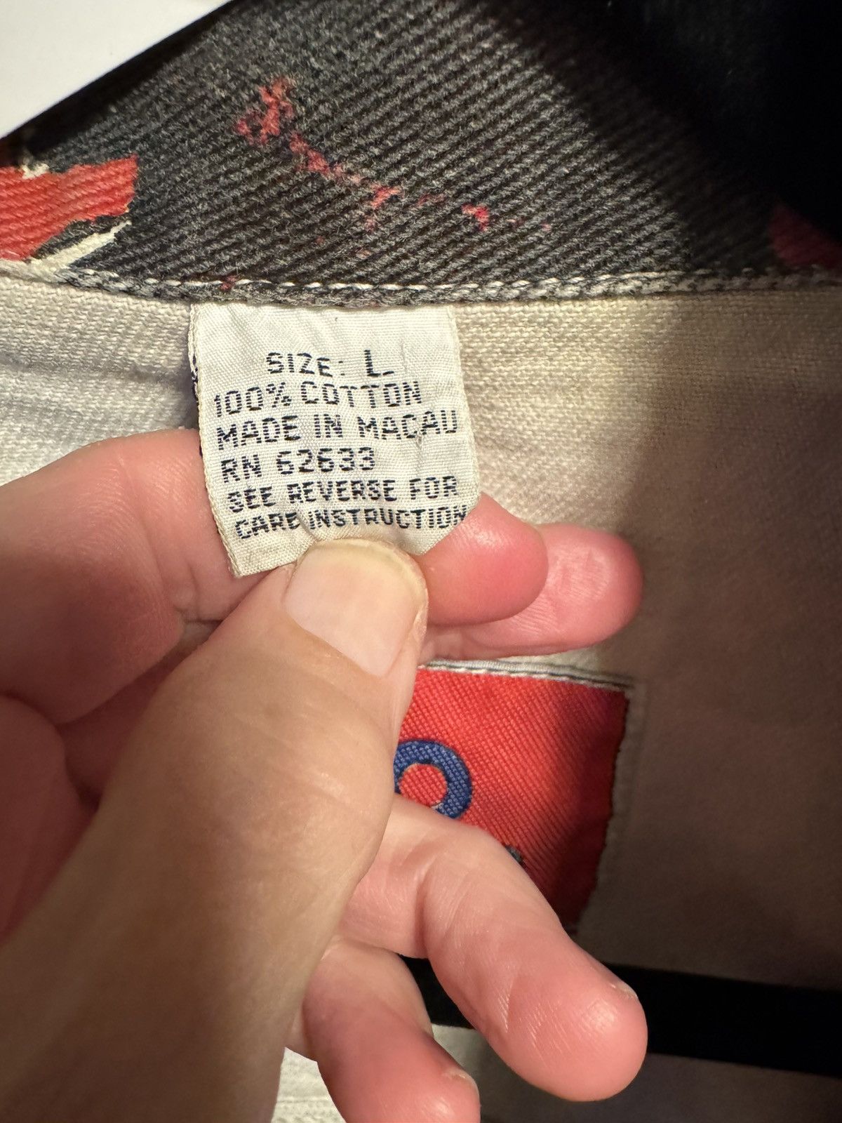 Other Vintage 1990’s Chicago Blackhawks AOP denim jacket Size US L / EU 52-54 / 3 - 2 Thumbnail