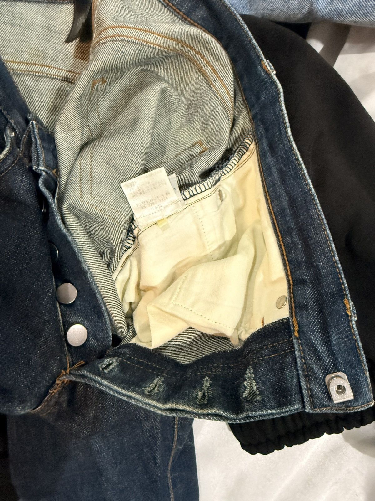 Dior Raw Blue Dior Jeans Size US 27 - 9 Thumbnail