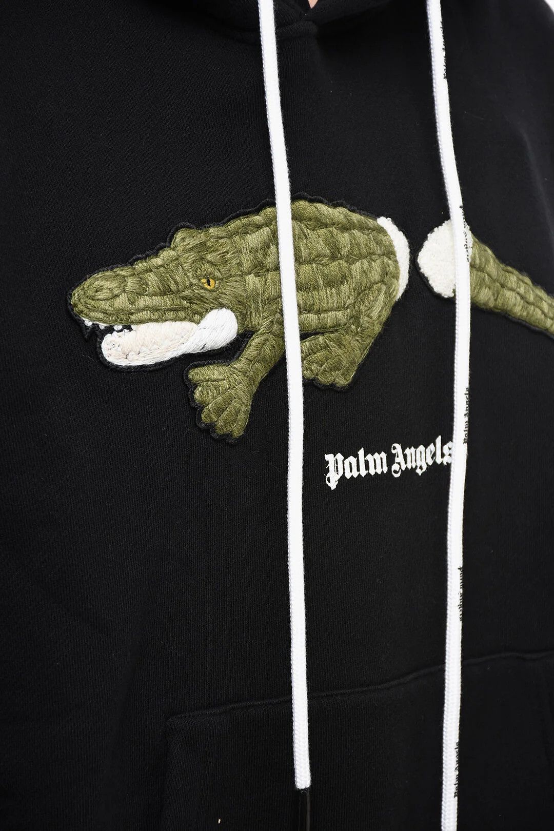 Palm Angels og1mm0326 Cotton Hoodie in Black Size US M / EU 48-50 / 2 - 3 Thumbnail
