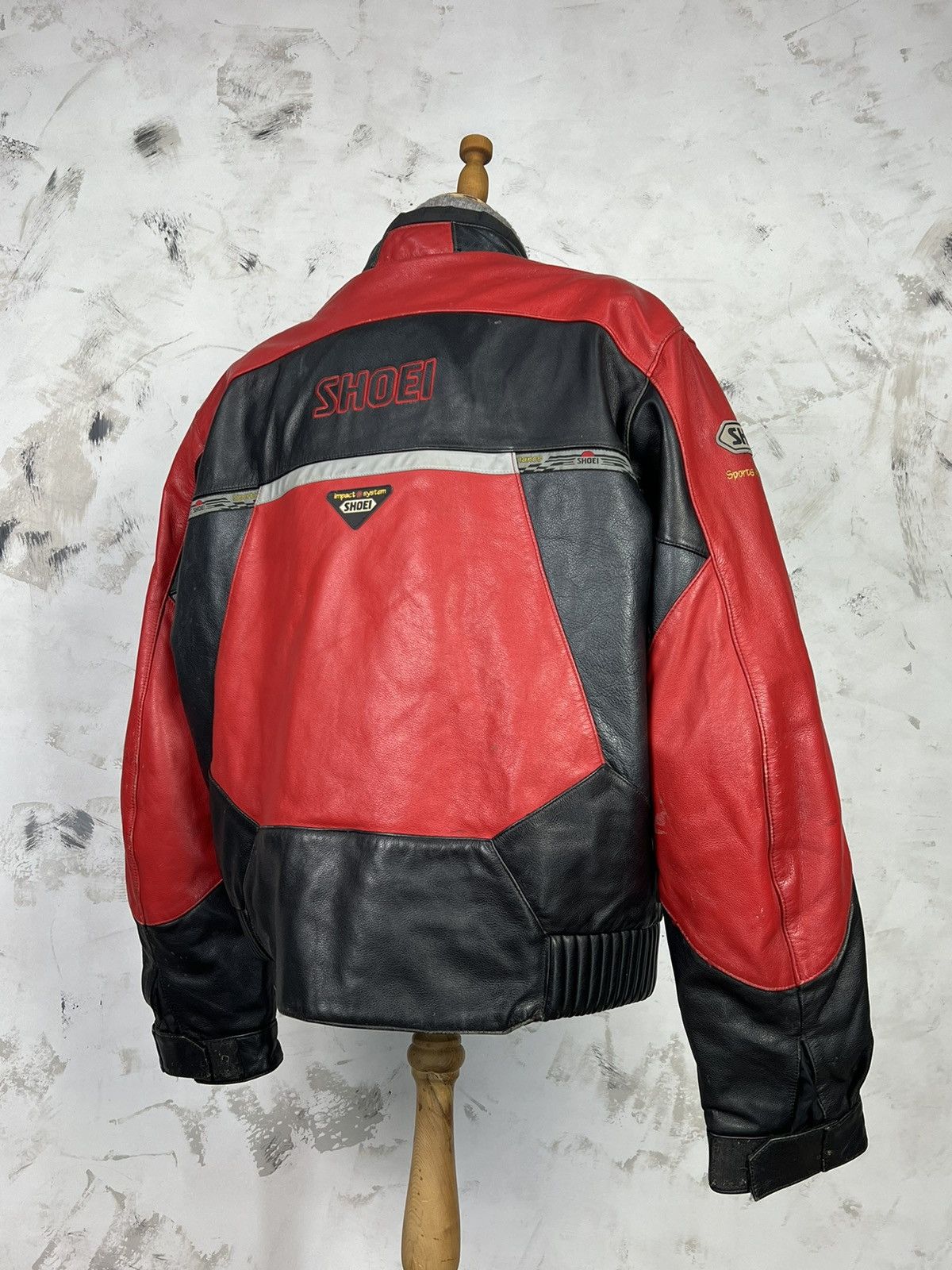 Vintage Vintage Shoei Racing Motorcycle Jacket Size 58 XL - XXL Size US XXL / EU 58 / 5 - 3 Thumbnail
