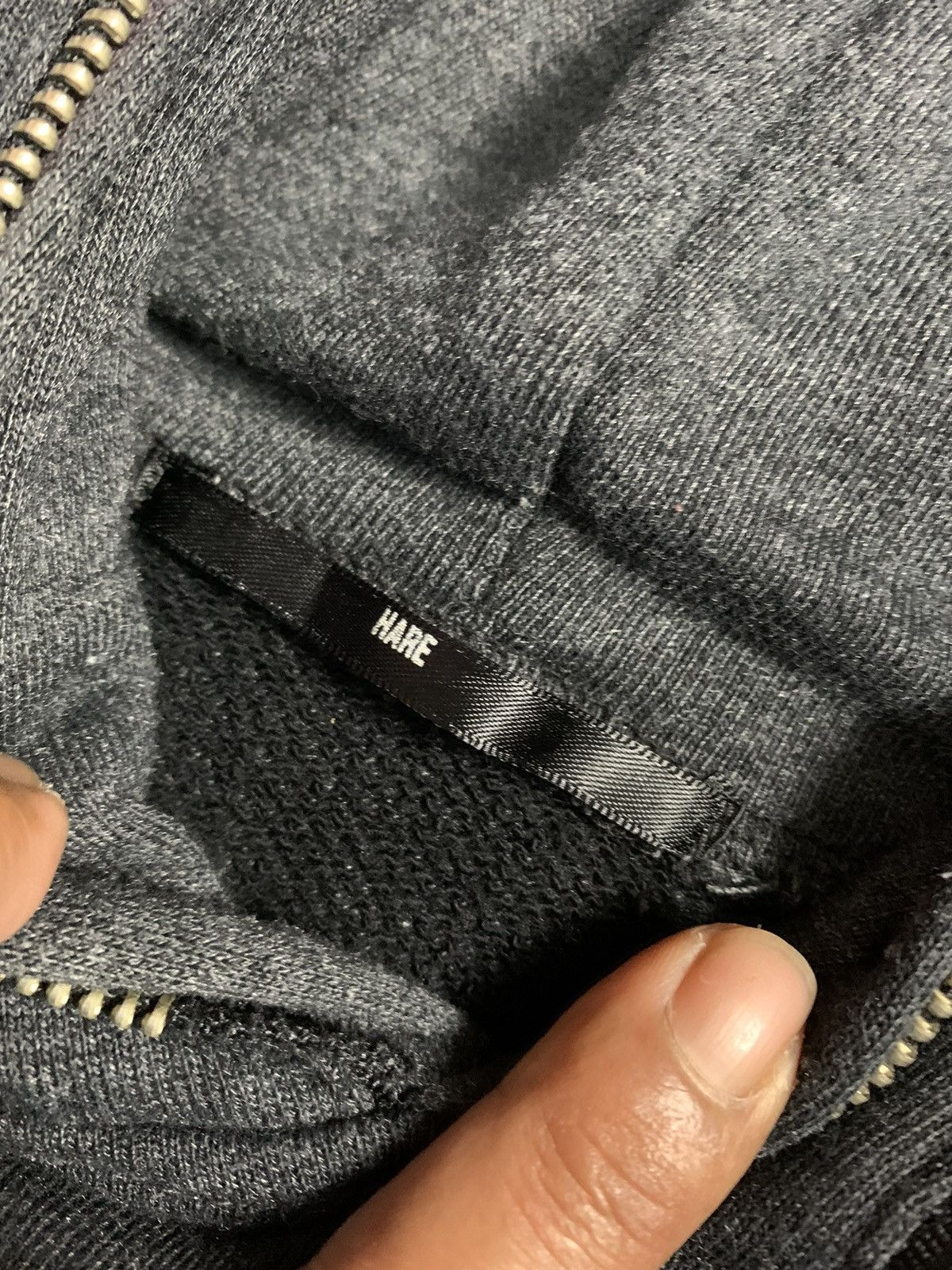HARE MULTIZIPPER HOODIE RICK OWENS BALENCIAGA STYLE