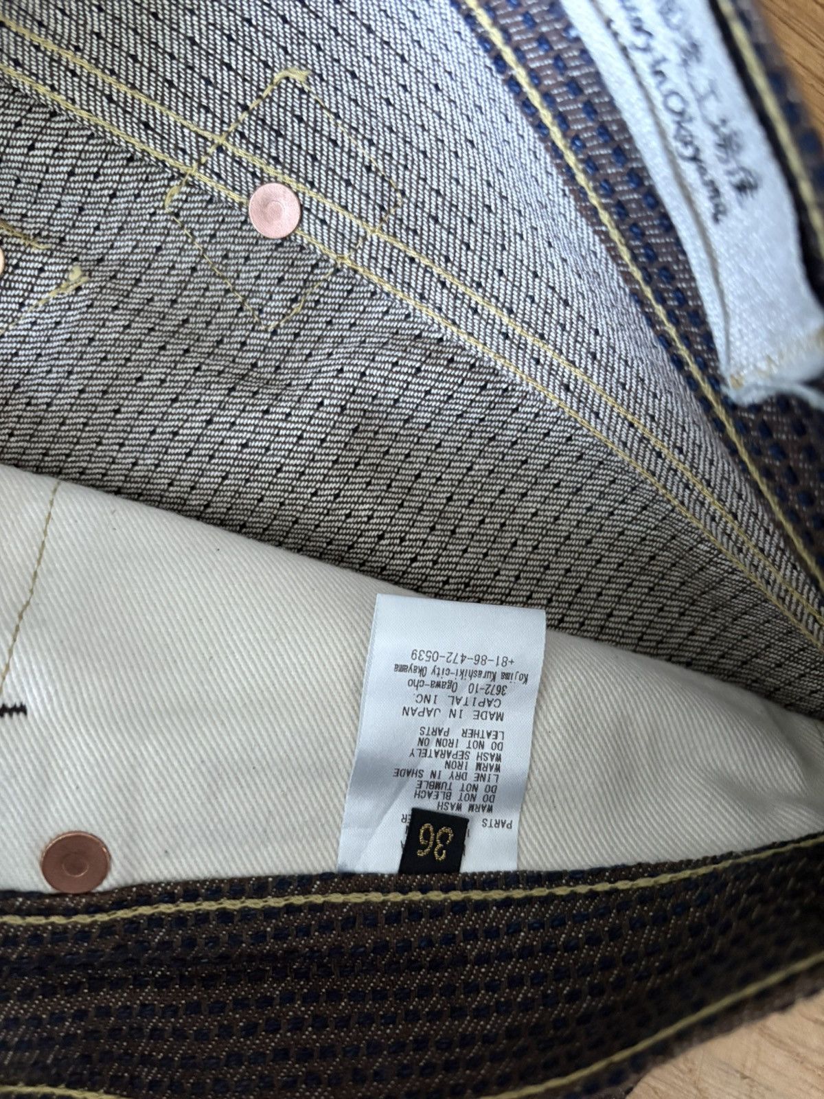 Kapital Kountry Kapital Century Denim Monkey Cisco Jeans Size US 36 / EU 52 - 4 Thumbnail