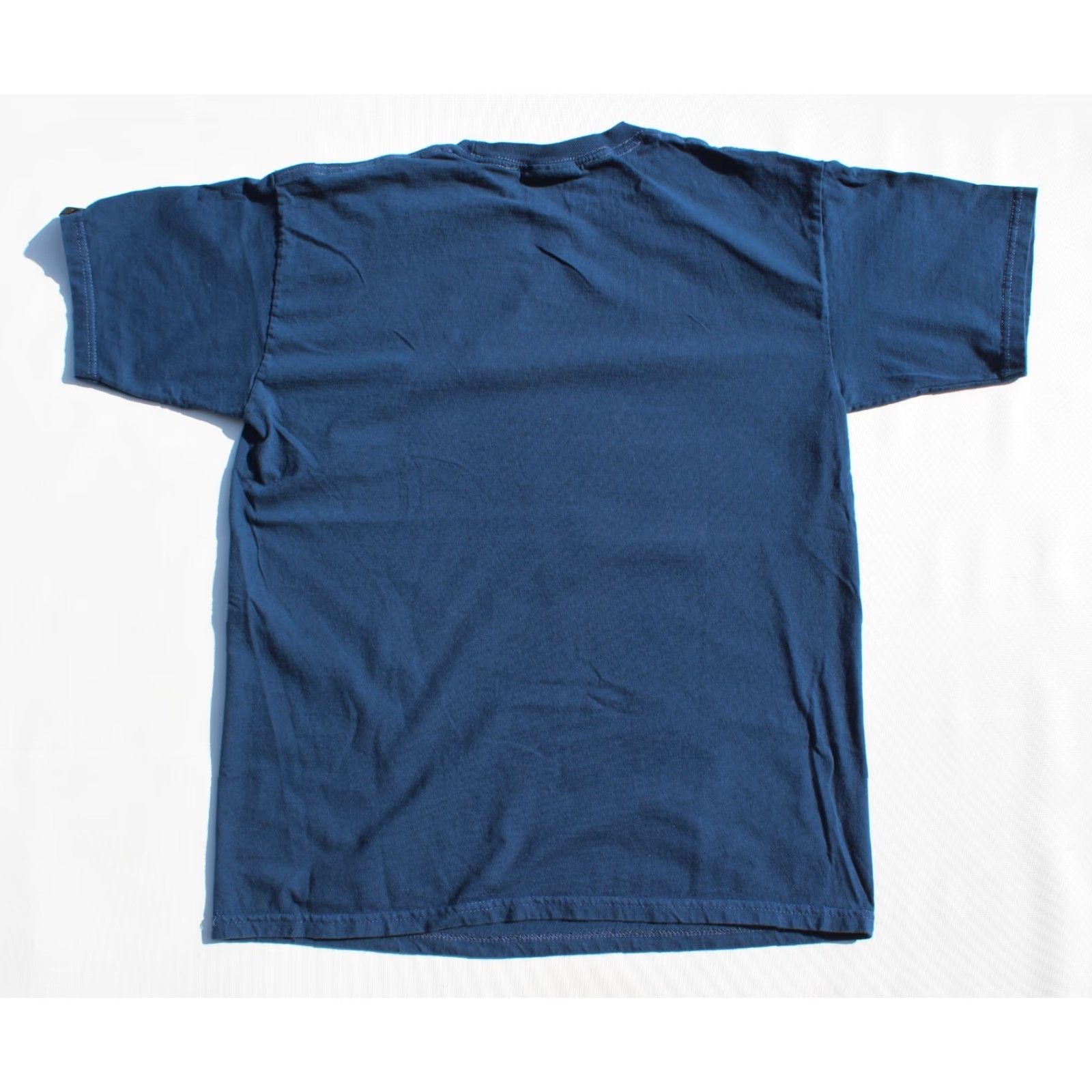 Vintage Benny Gold T-Shirt Blue M Unisex Adults Short Sleeve College Plane Beer Stay Gold Anti Work Wear SF Skateboard Proud Brand Mens Size US M / EU 48-50 / 2 - 3 Thumbnail