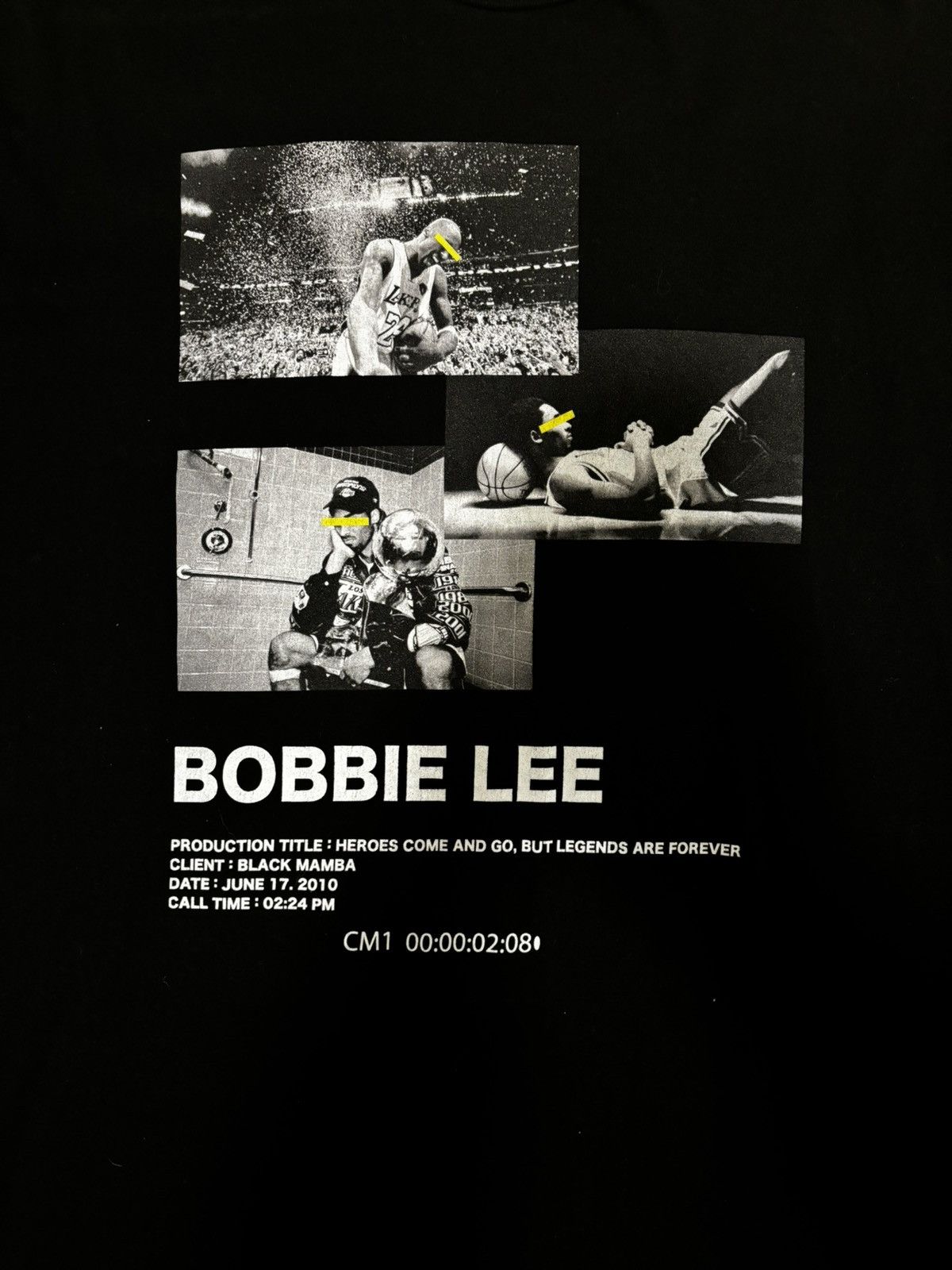 Vintage Kobe Bryant Tribute Tee Size US L / EU 52-54 / 3 - 2 Thumbnail