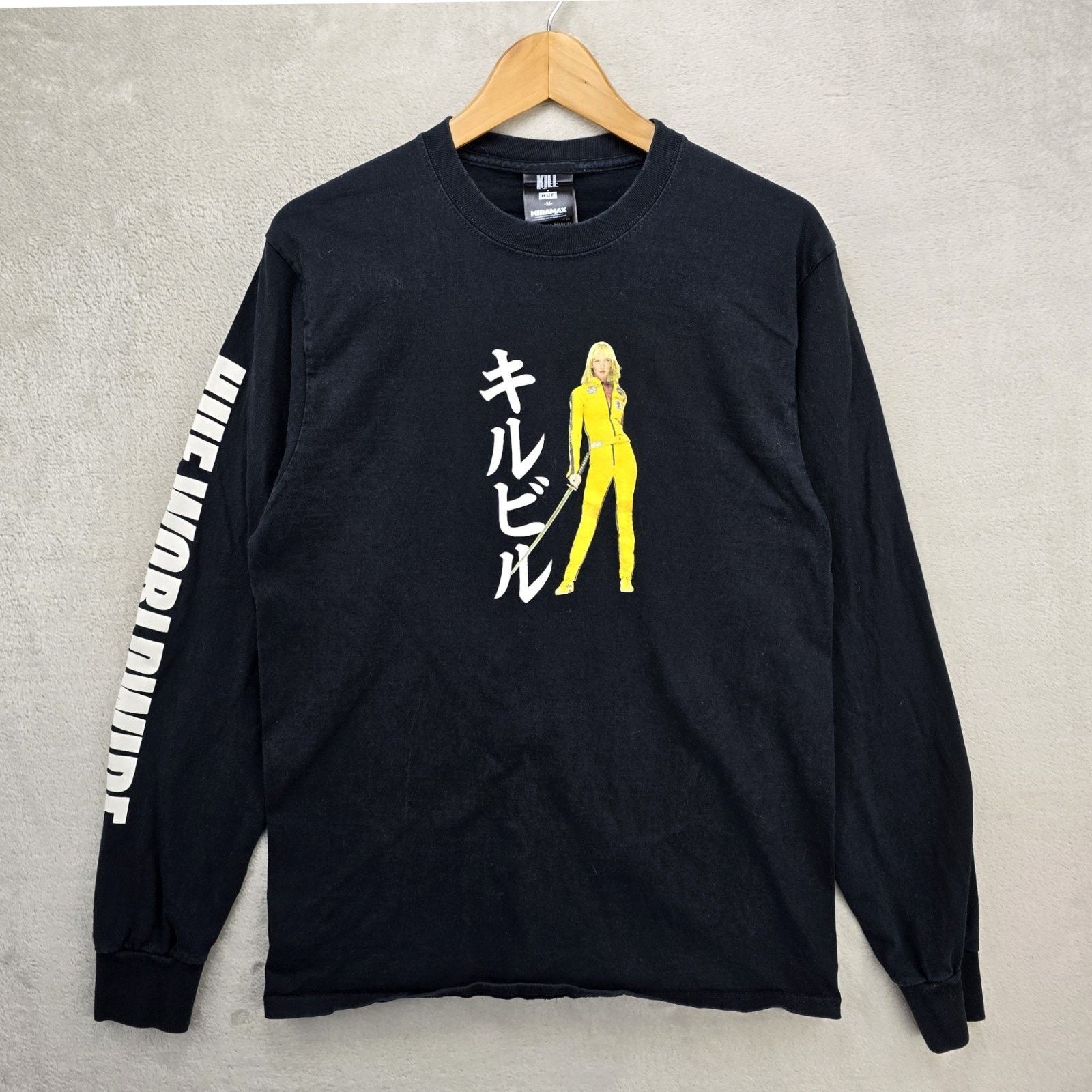 Huf Kill Bill X Huf Shirt Mens Medium Long Sleeve Uma Thurman Size US M / EU 48-50 / 2 - 1 Thumbnail