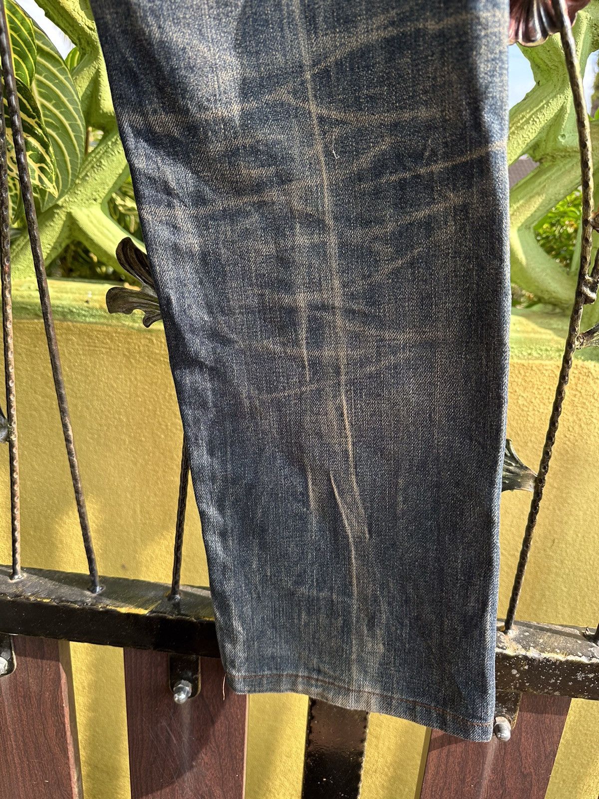Kapital Made In Japan Distress Edwin vintage Crazy Design. Size US 31 - 7 Thumbnail