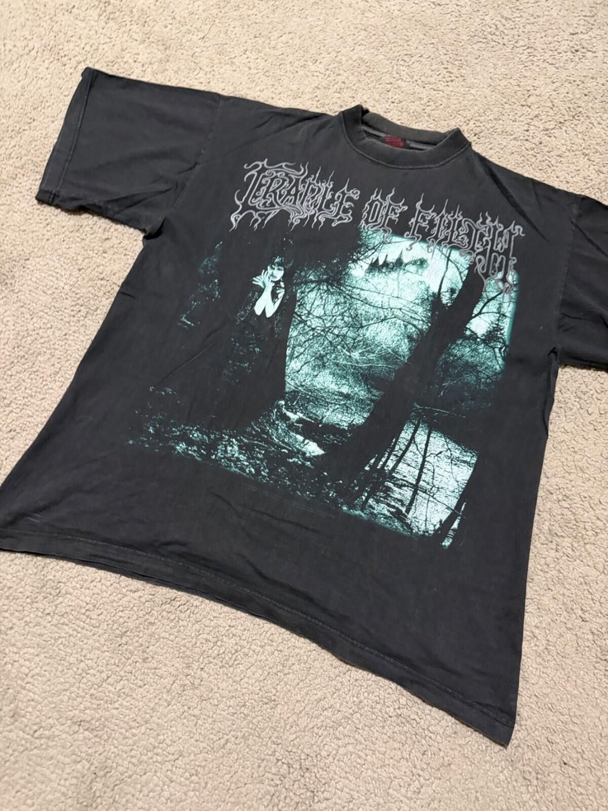 Band Tees Vintage 1996 Cradle of Filth Dusk and Her Embrace LS Tee Size US L / EU 52-54 / 3 - 2 Thumbnail