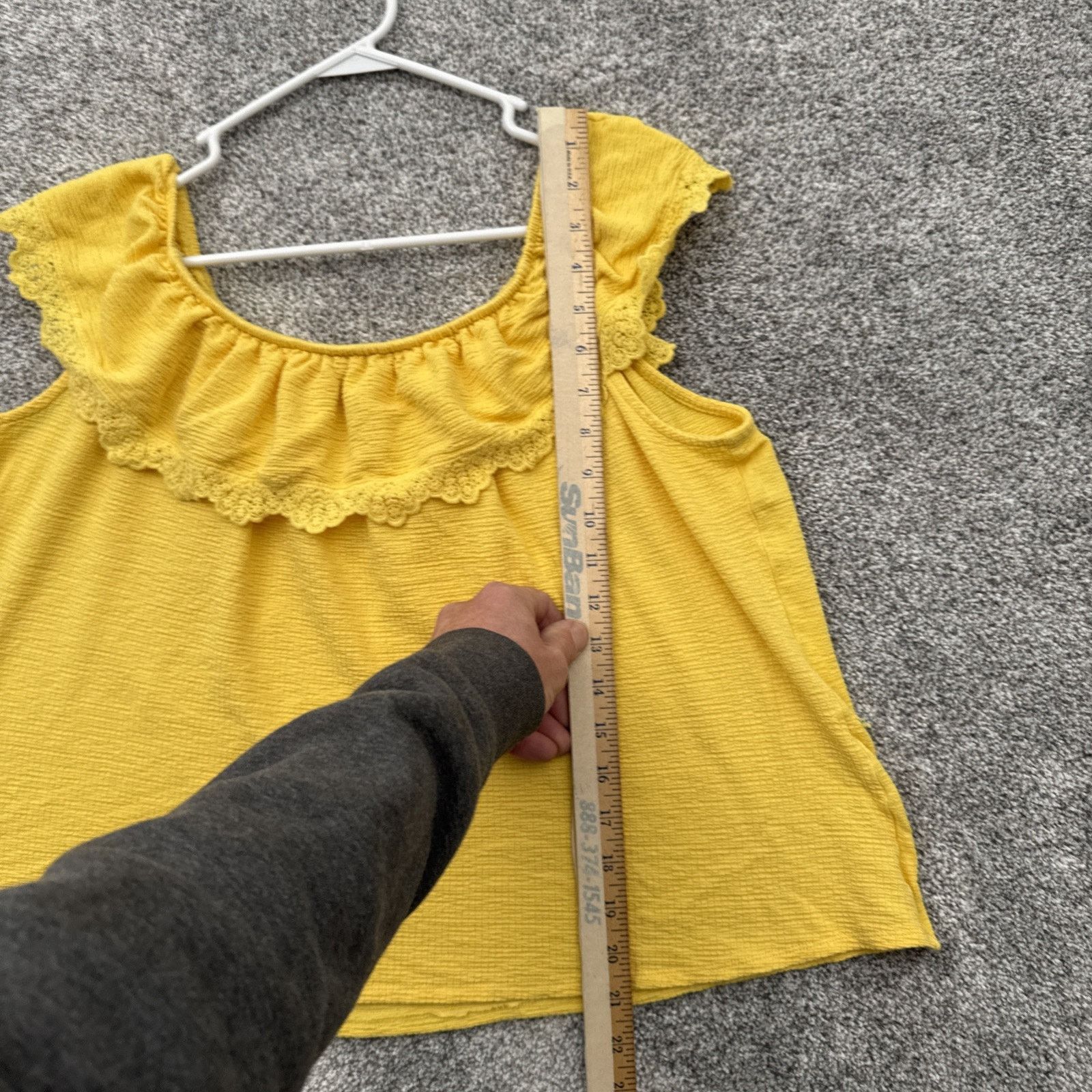 Other Cato Top Women 18W Plus Ruffle Cottagecore Boho Peasant Chic Size XXL / US 16-18 / IT 52-54 - 2 Thumbnail