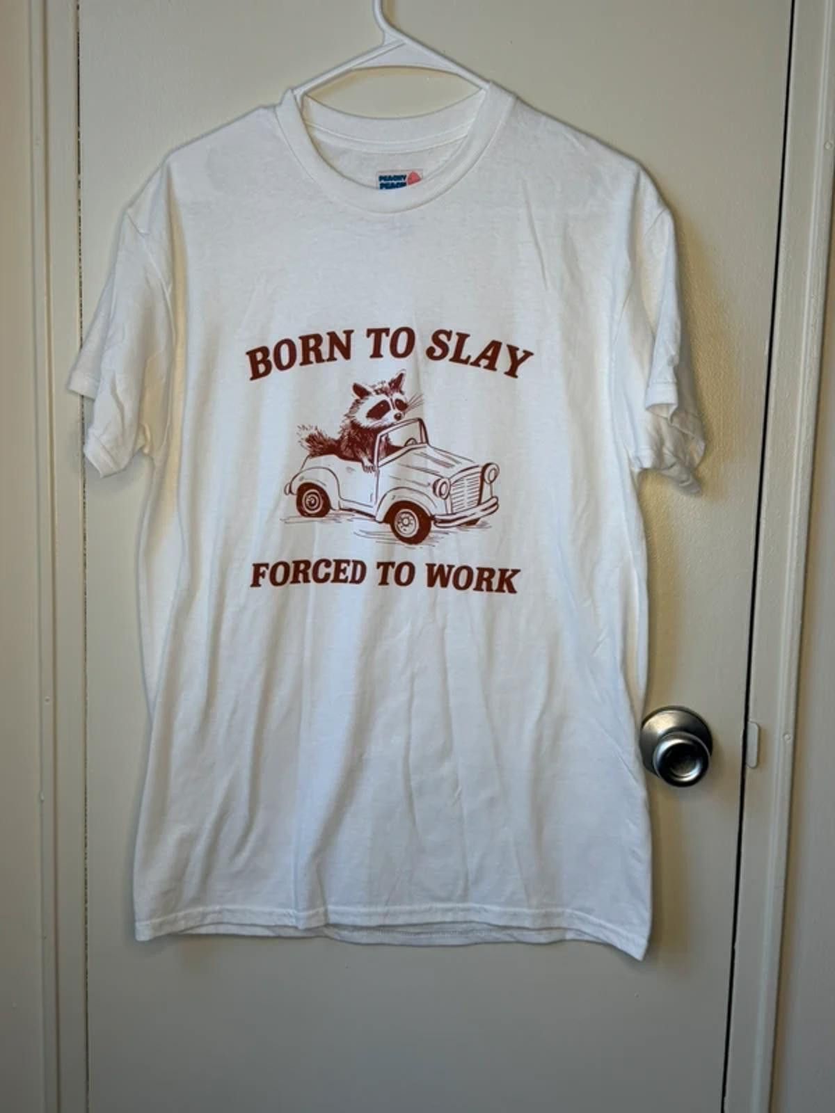 Other Forced to work raccoon Wht Size M / US 6-8 / IT 42-44 - 1 Preview
