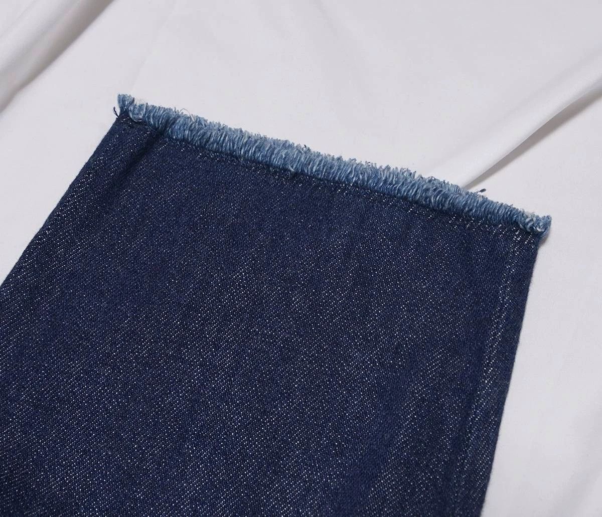 uniform experiment UNIFORM EXPERIMENT WASHED RELAX FIT INDIGO 3 PANTS Size US 34 / EU 50 - 3 Thumbnail