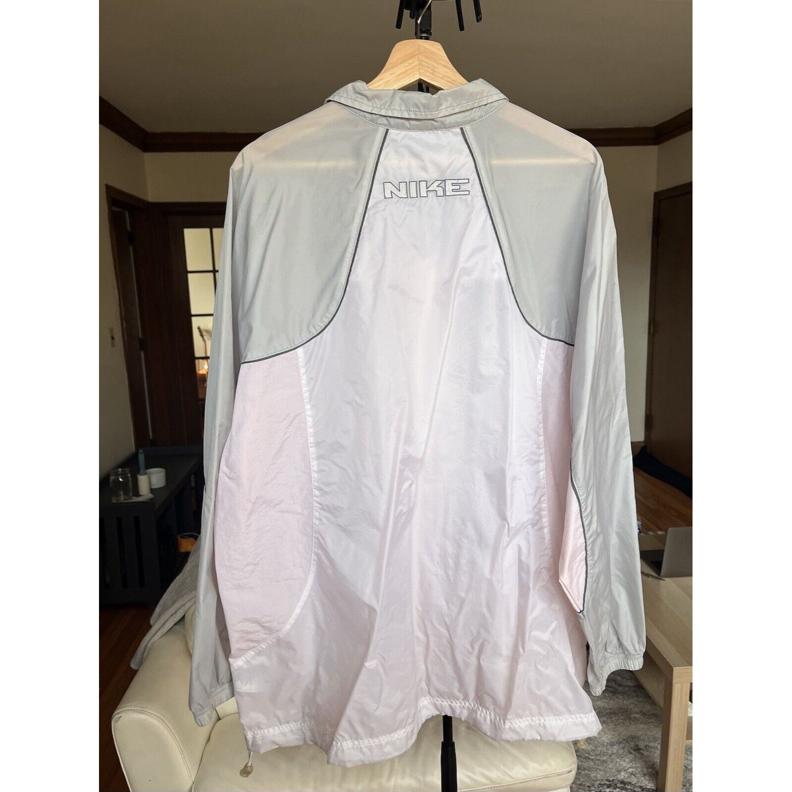 Nike VINTAGE NIKE AIR LOGO WINDBREAKER WARM UP TRACK JACKET SIZE Size US L / EU 52-54 / 3 - 3 Thumbnail