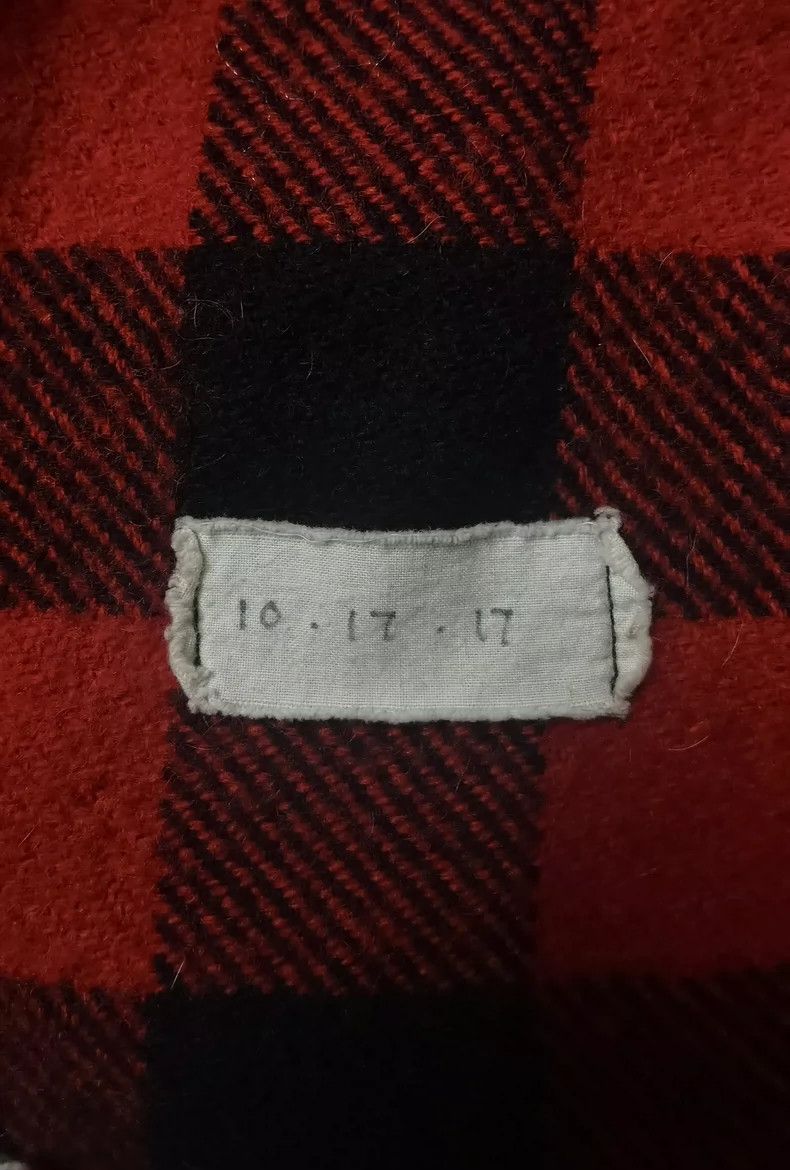 Greg Lauren greg lauren Wool plaid ancient fabric denim patchwork coat Size US M / EU 48-50 / 2 - 4 Thumbnail