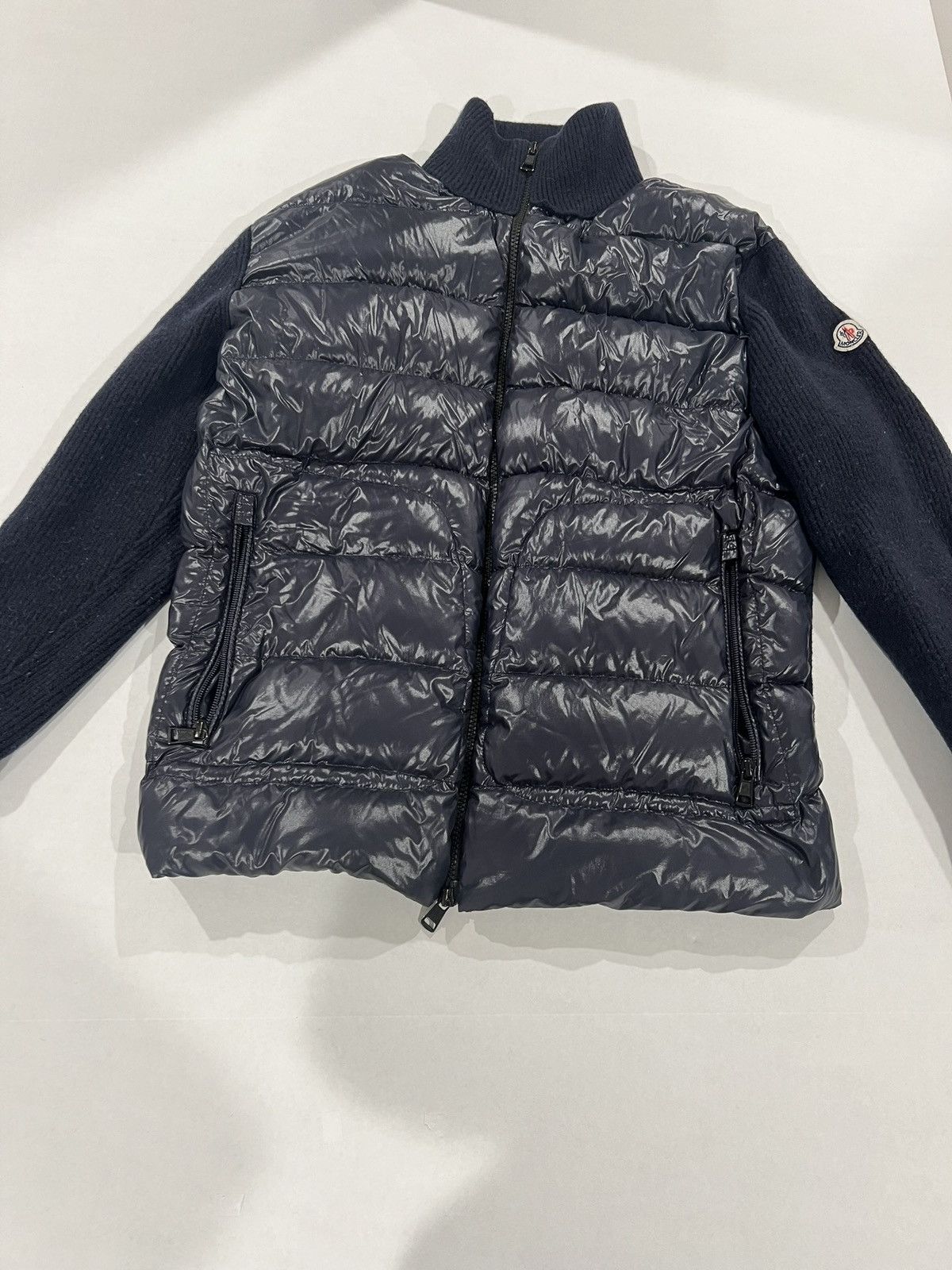 Moncler Navy Blue Moncler Zip Up Size XXL Size US XXL / EU 58 / 5 - 1 Thumbnail