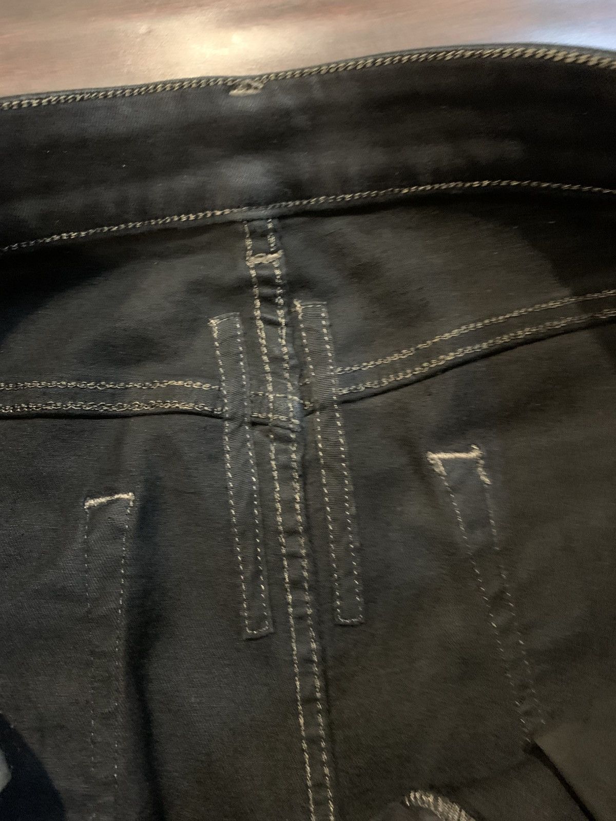Rick Owens Drkshdw DRKSHDW Torrance Cut Waxed Denim Size US 32 / EU 48 - 6 Thumbnail