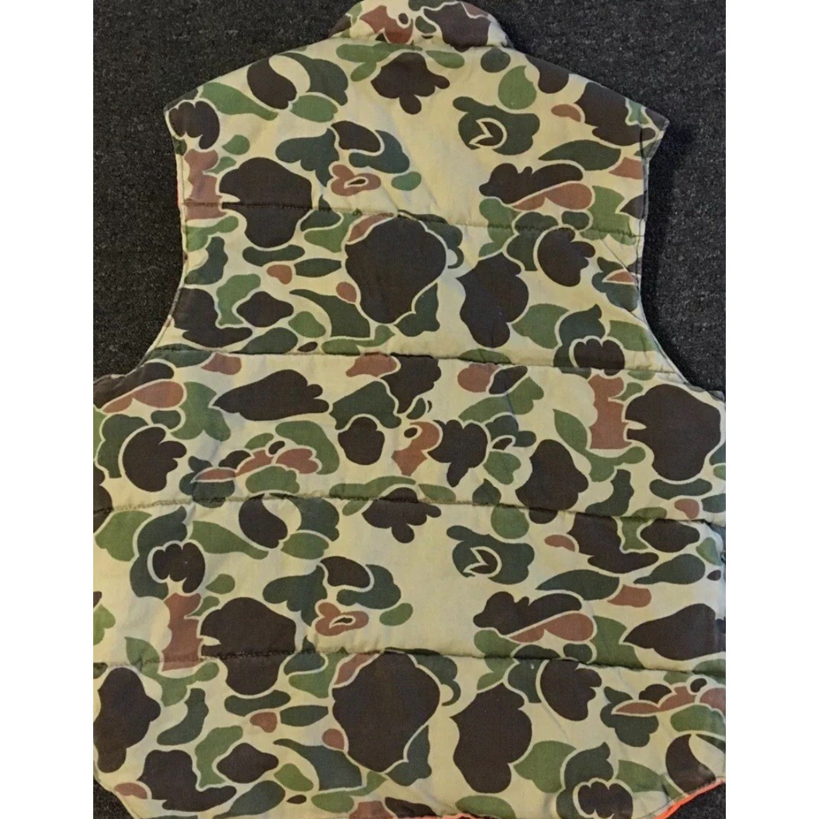 Vintage Vtg 80s Himalayan Faded Distress Camo Puffer Vest S M Army Military Biker Skate Grunge 90s Size US S / EU 44-46 / 1 - 7 Thumbnail