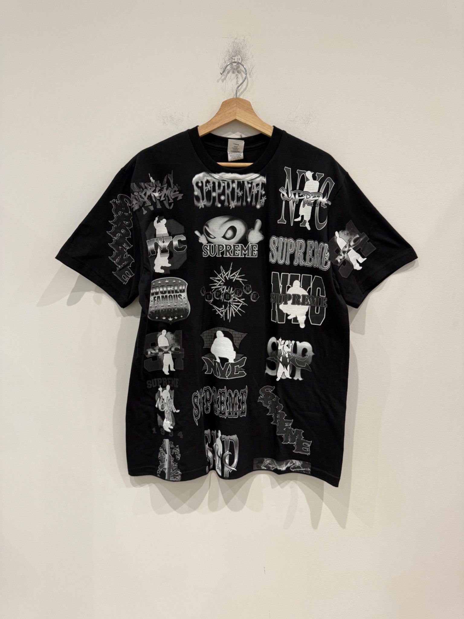 Supreme Supreme Flash Tee Black Size US M / EU 48-50 / 2 - 1 Thumbnail