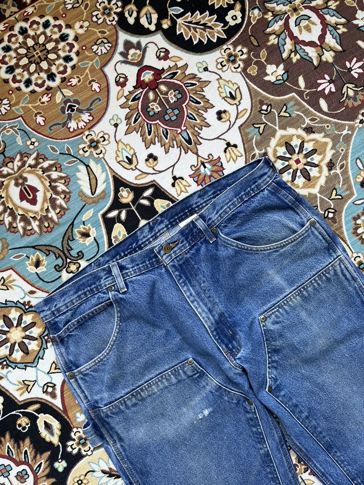 Designer × Other × Vintage Vintage key jeans double knee Size US 38 / EU 54 - 3 Thumbnail