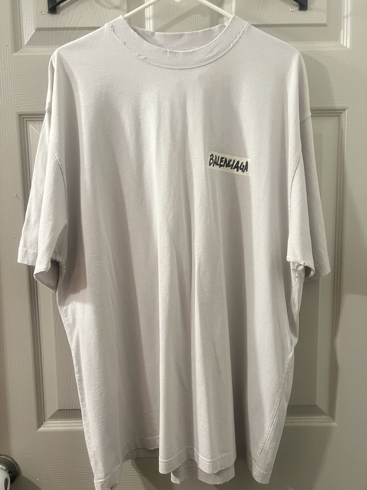 Balenciaga Balenciaga Distressed t-shirt Size US M / EU 48-50 / 2 - 1 Thumbnail
