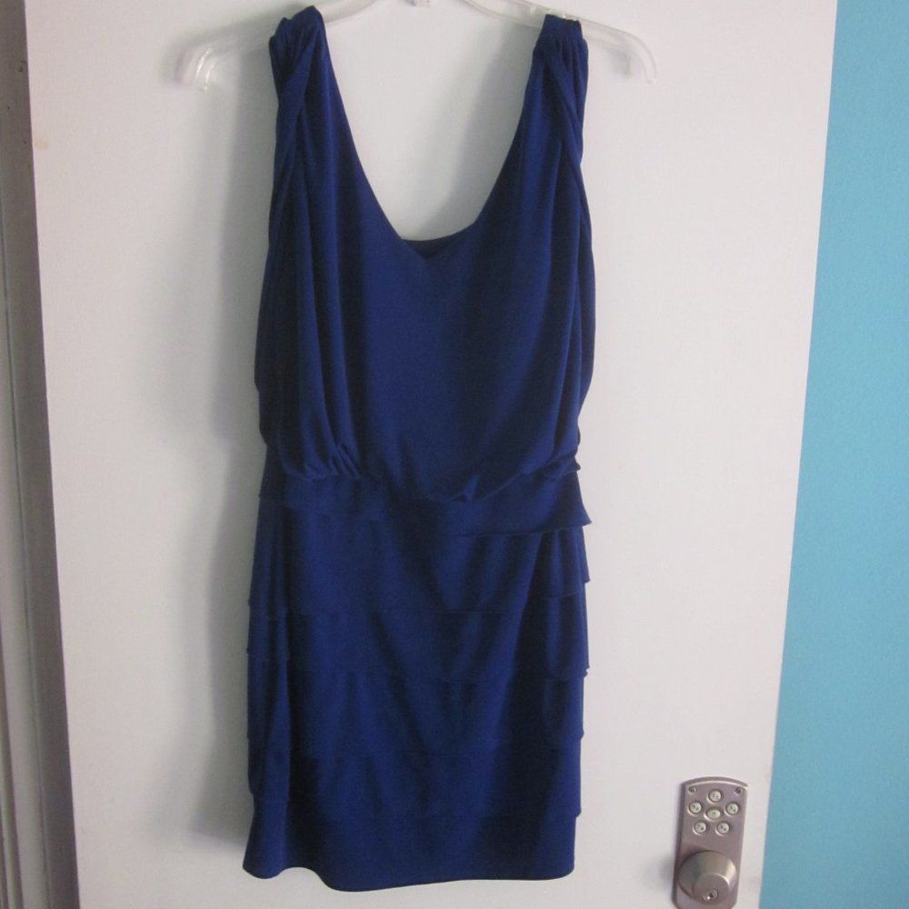 Laundry by Shelli Segal Laundry Shelli Segal Size 4 Blue Tank Dress Size S / US 4 / IT 40 - 9 Thumbnail